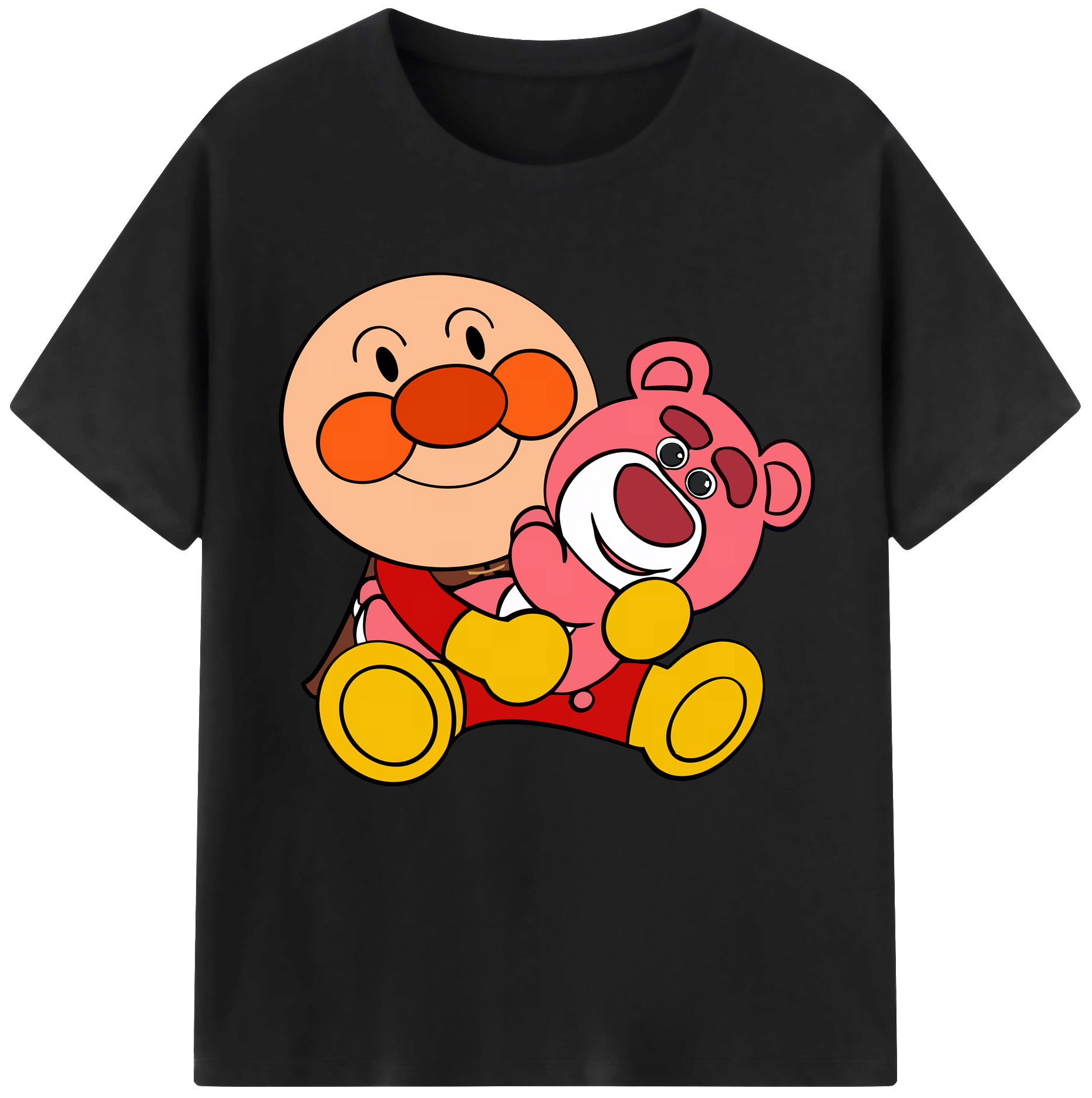 （画像用） アンパンマン Anpanman レディースカジュアルプリントTシャツ（綿100％）