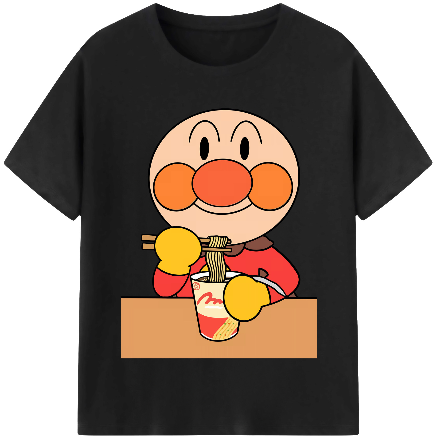 （画像用） アンパンマン Anpanman レディースカジュアルプリントTシャツ（綿100％）