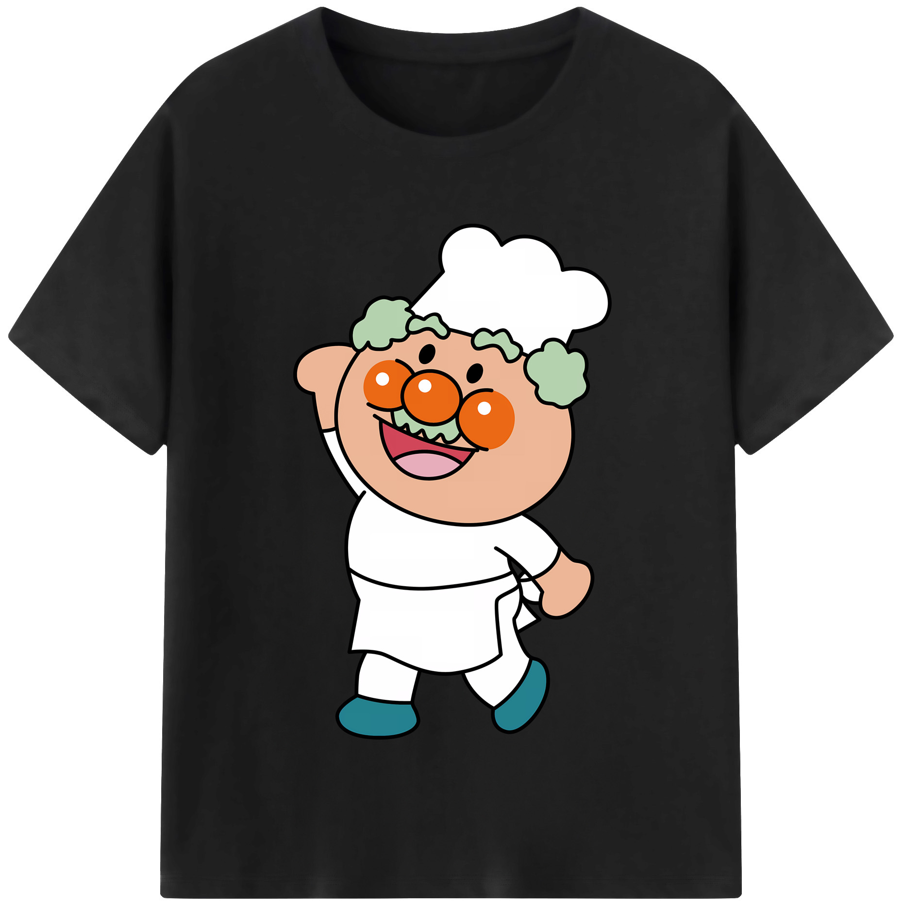 （画像用） アンパンマン Anpanman レディースカジュアルプリントTシャツ（綿100％）