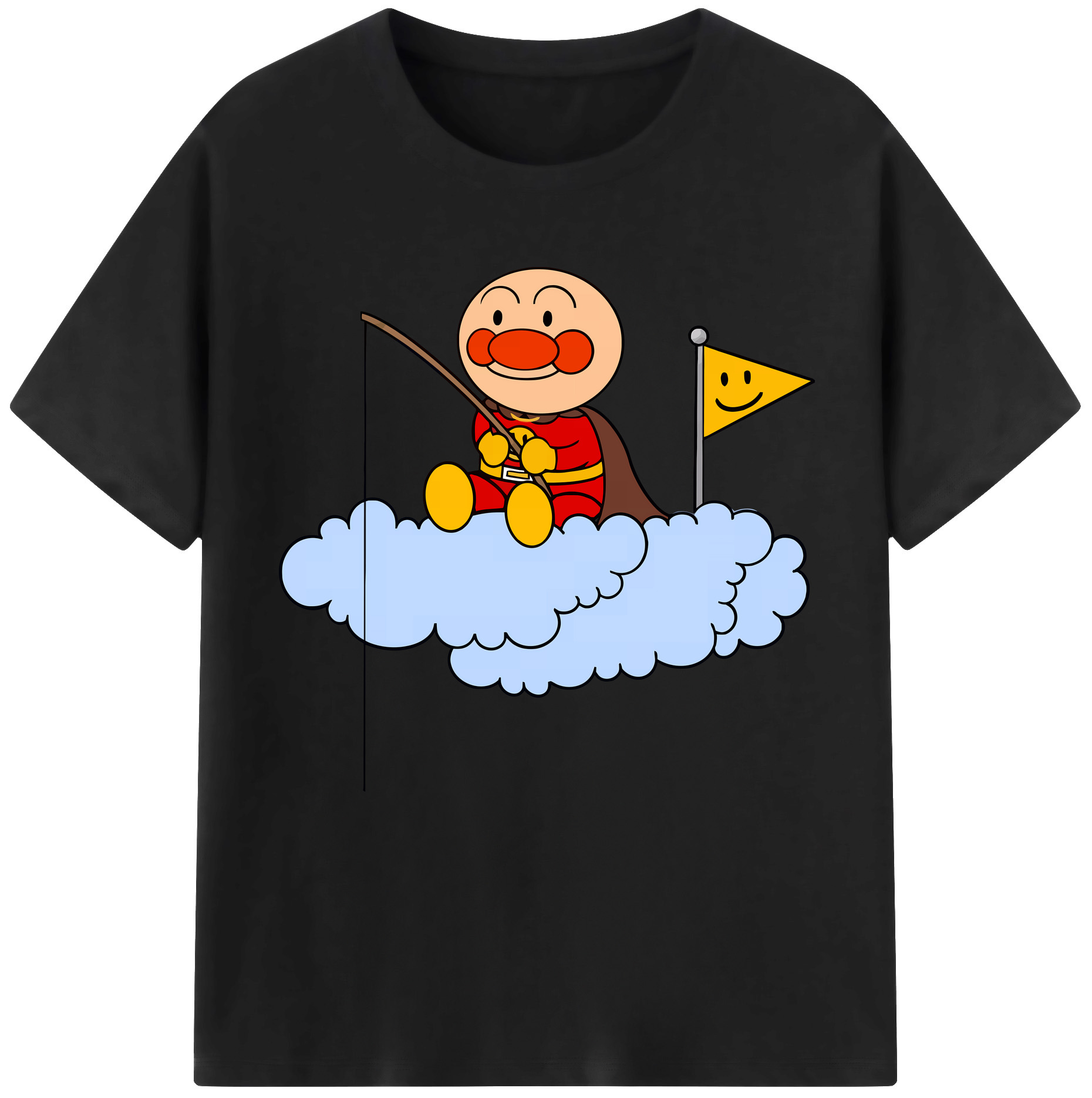 （画像用） アンパンマン Anpanman レディースカジュアルプリントTシャツ（綿100％）