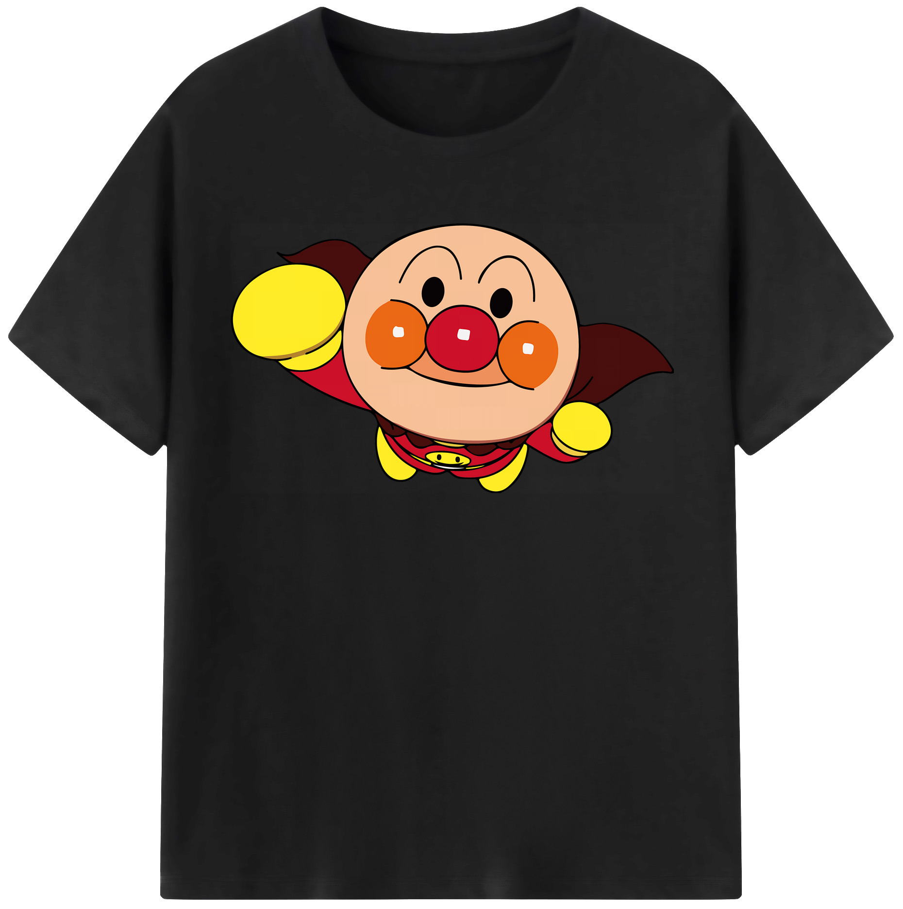 （画像用） アンパンマン Anpanman レディースカジュアルプリントTシャツ（綿100％）
