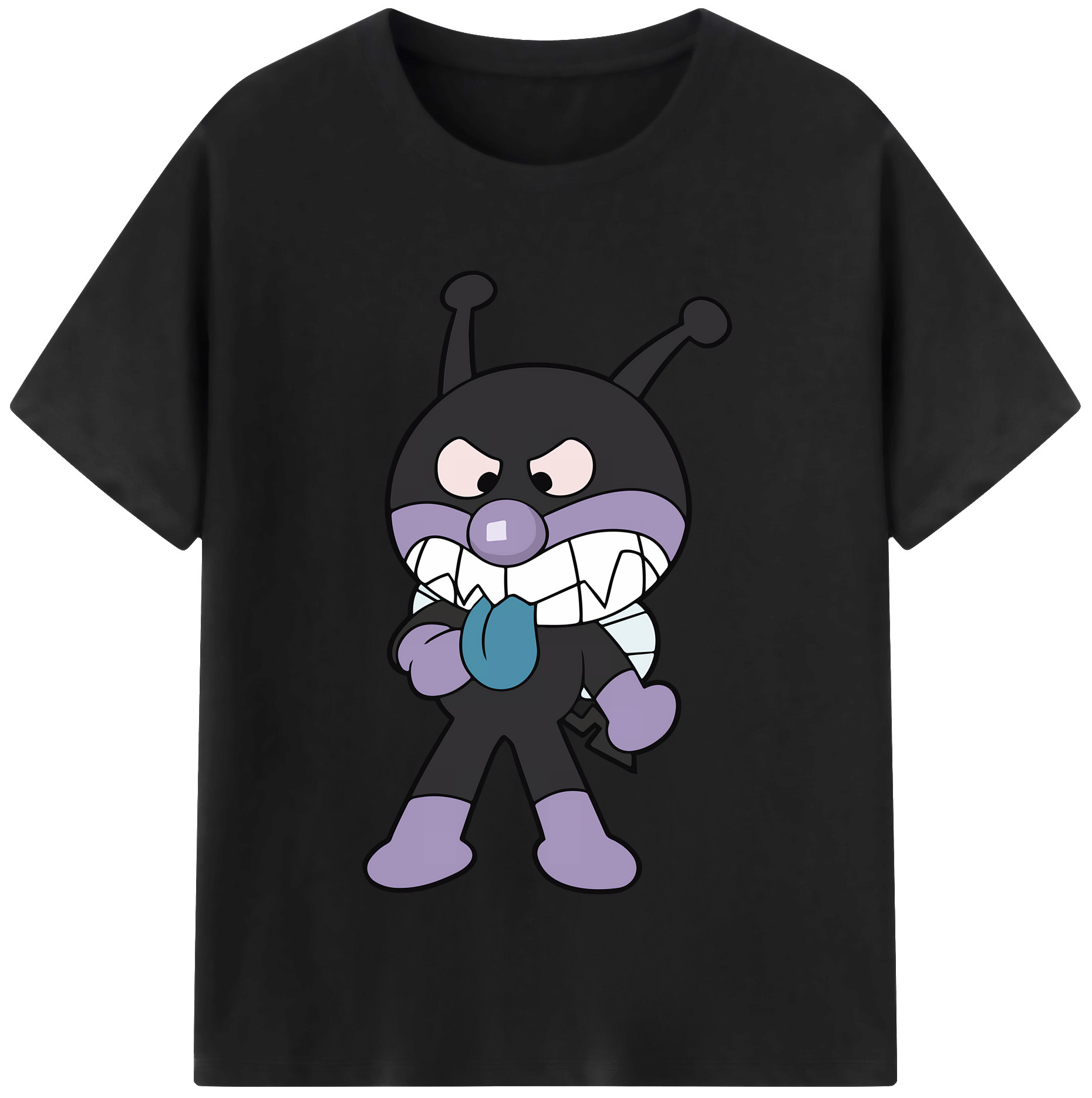 （画像用） アンパンマン Anpanman レディースカジュアルプリントTシャツ（綿100％）