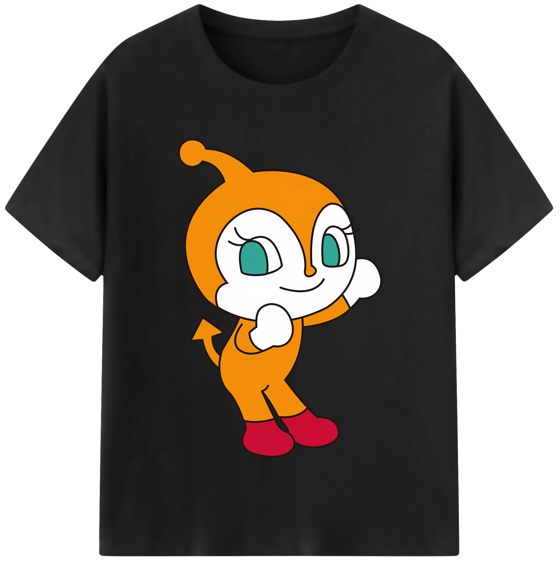 （画像用） アンパンマン Anpanman レディースカジュアルプリントTシャツ（綿100％）