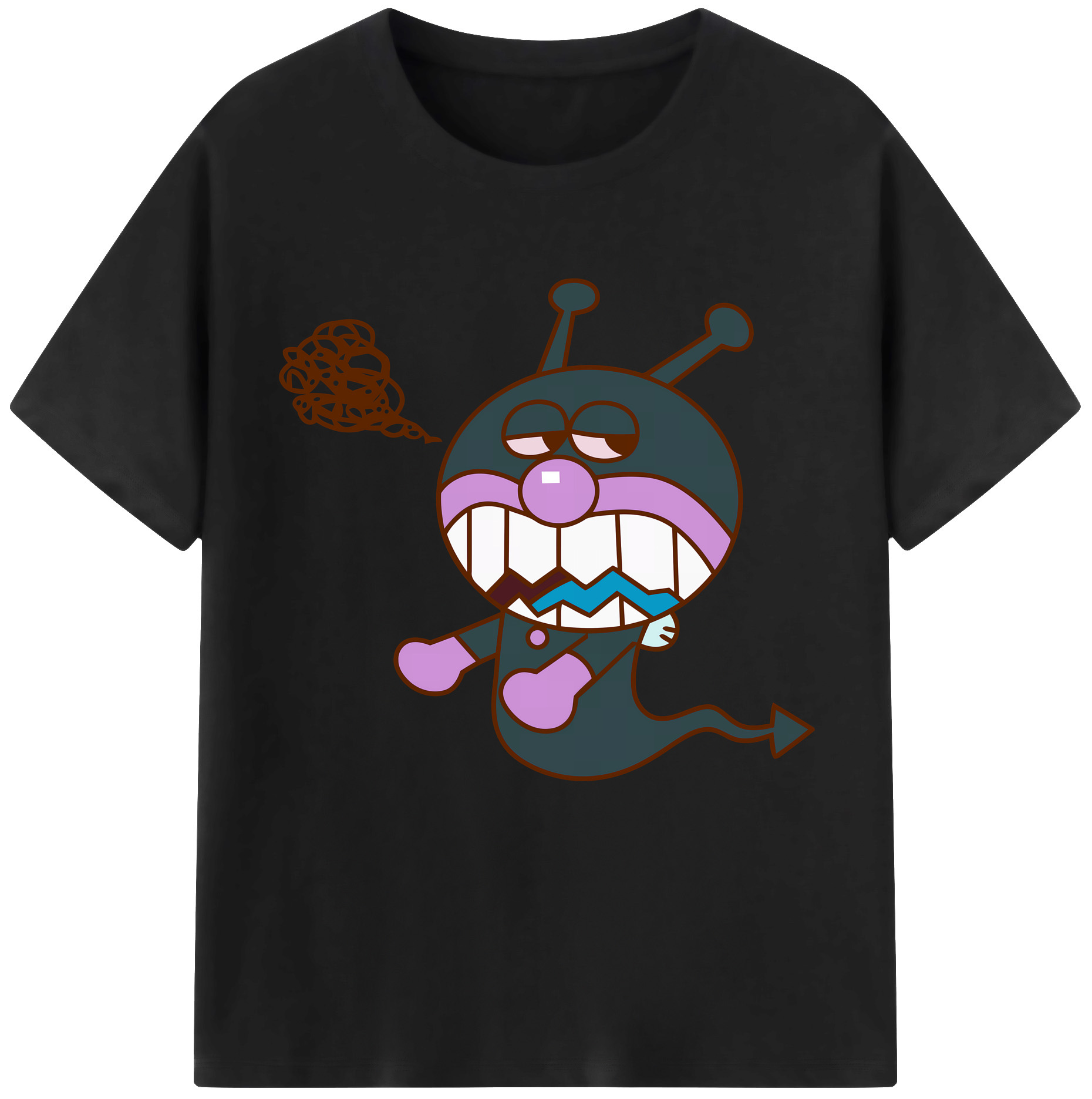 （画像用） アンパンマン Anpanman レディースカジュアルプリントTシャツ（綿100％）