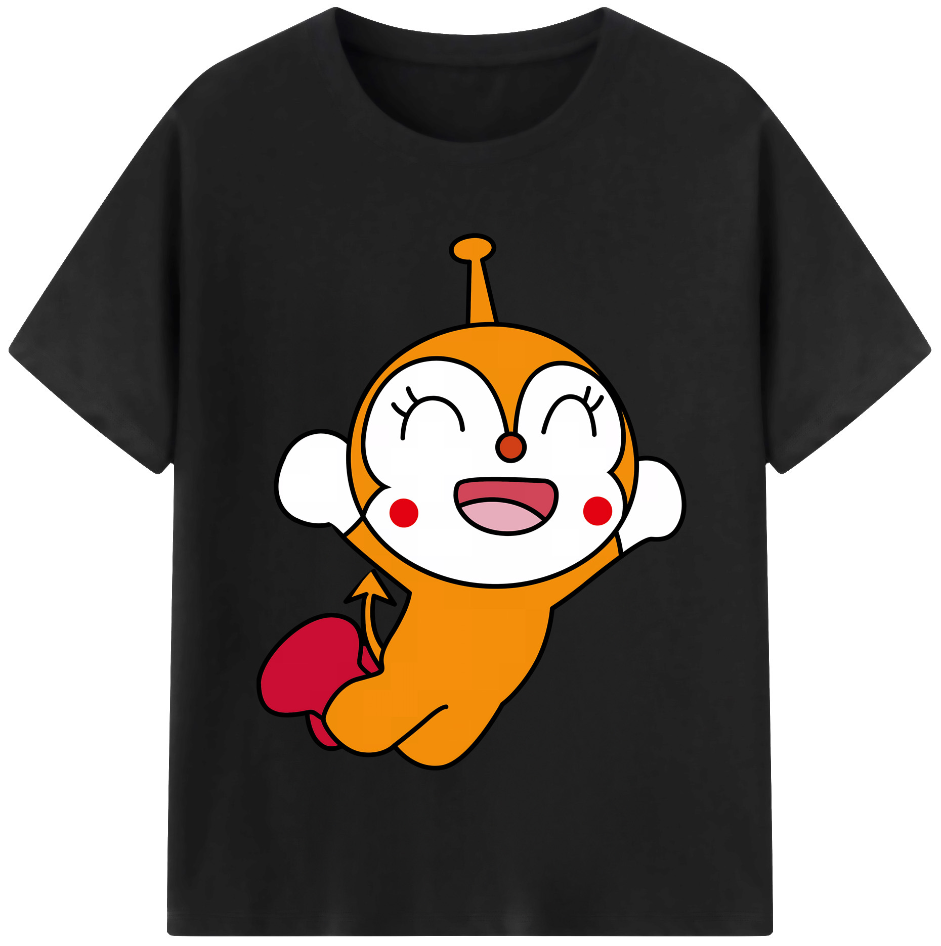 （画像用） アンパンマン Anpanman レディースカジュアルプリントTシャツ（綿100％）