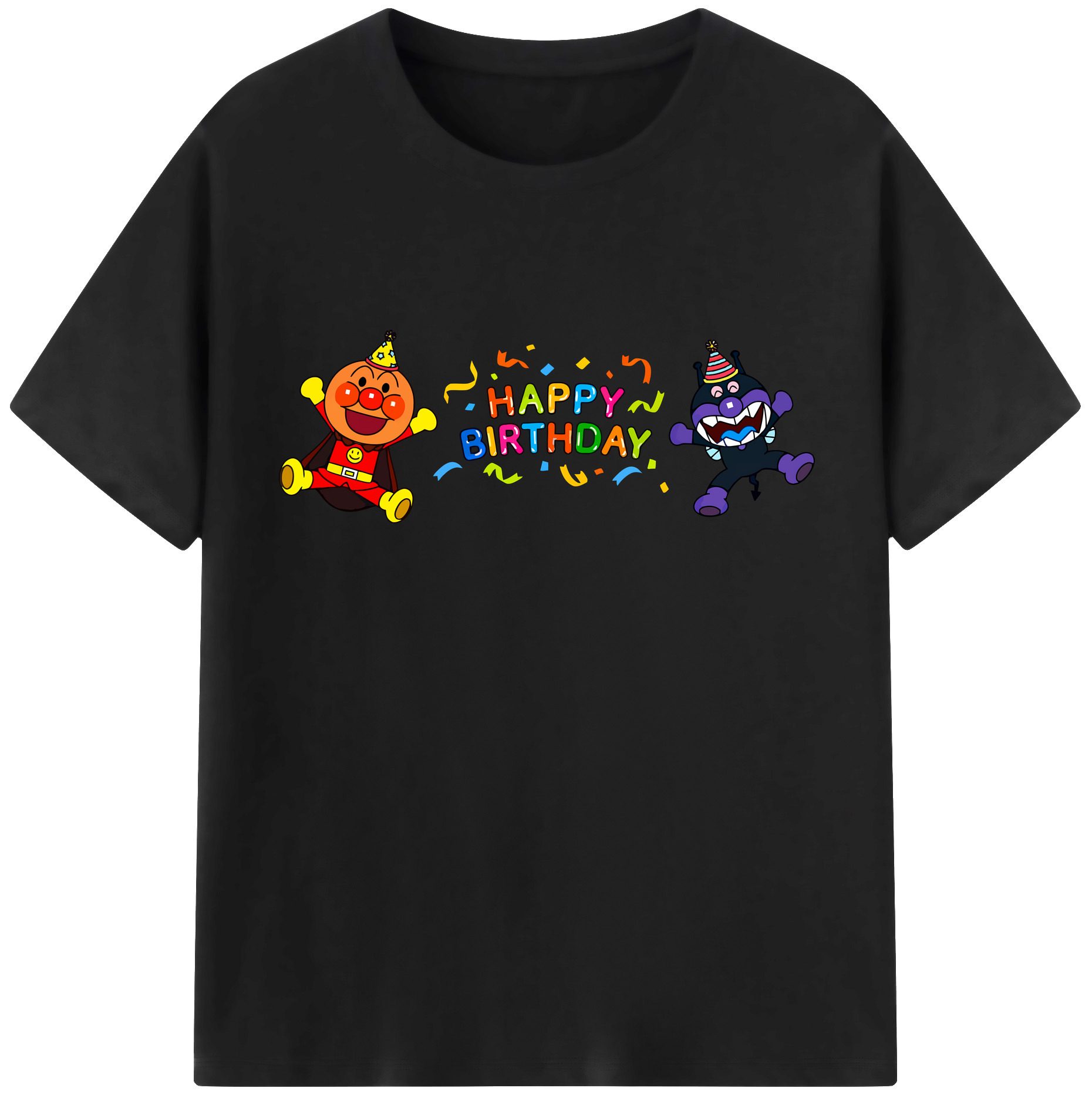 （画像用） アンパンマン Anpanman レディースカジュアルプリントTシャツ（綿100％）