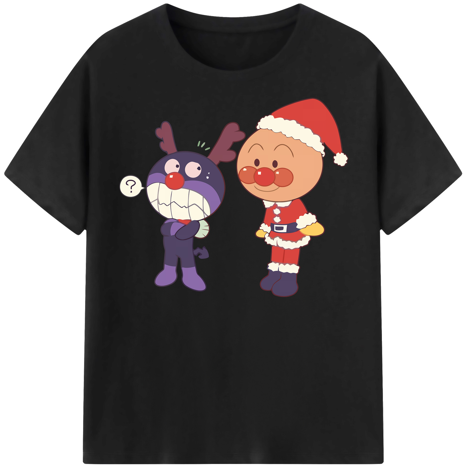 （画像用） アンパンマン Anpanman レディースカジュアルプリントTシャツ（綿100％）