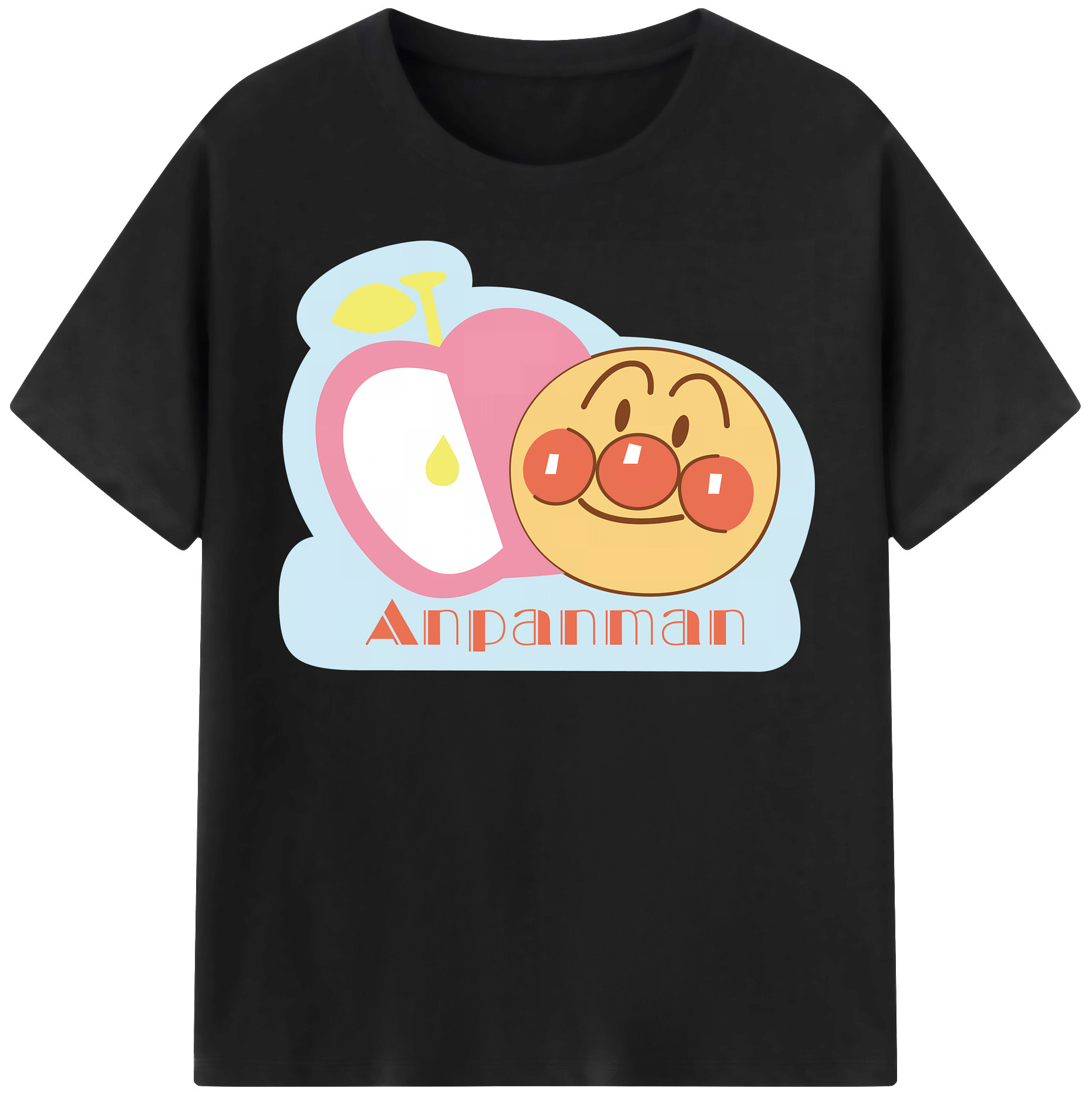 （画像用） アンパンマン Anpanman レディースカジュアルプリントTシャツ（綿100％）