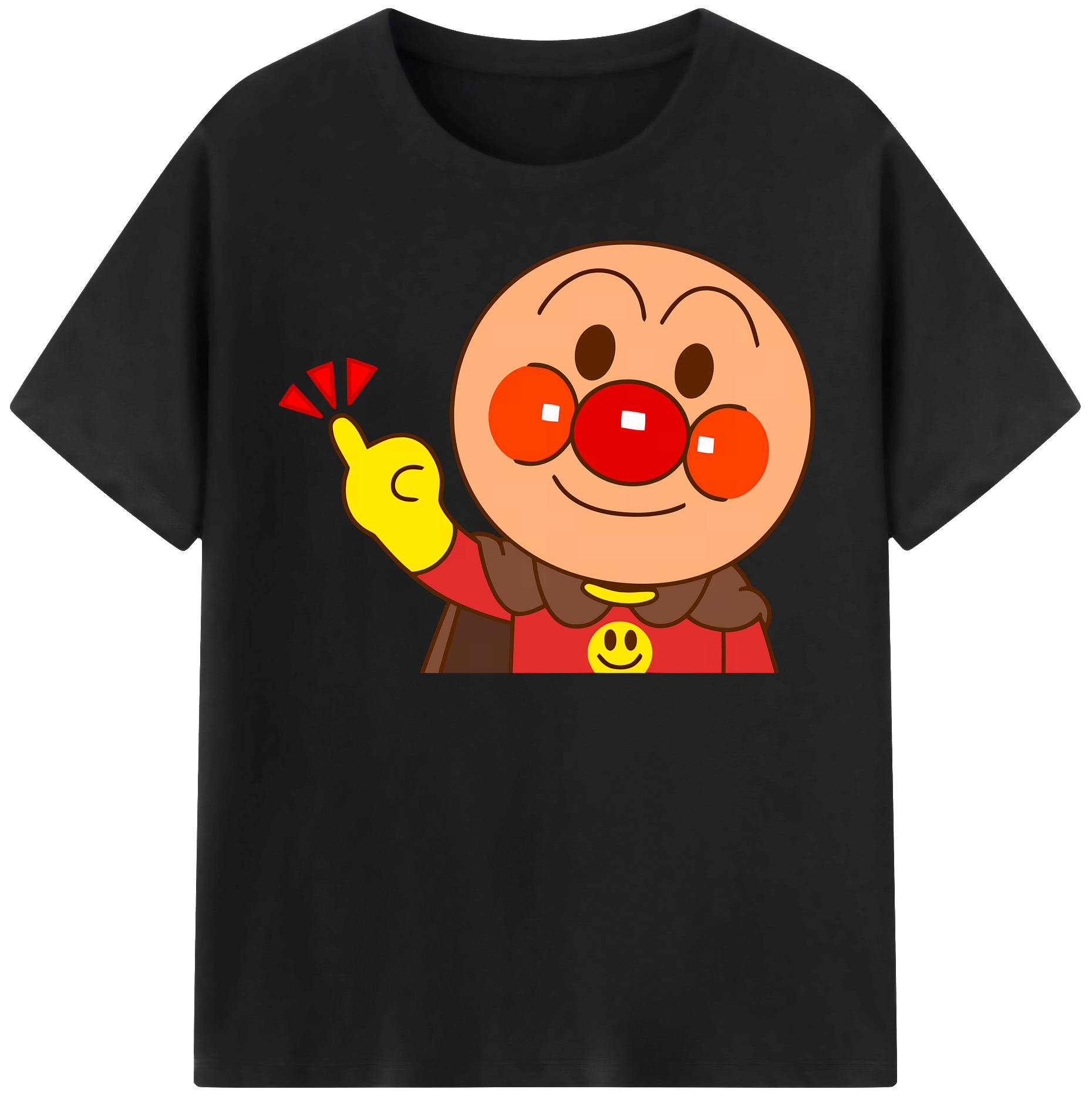 （画像用） アンパンマン Anpanman レディースカジュアルプリントTシャツ（綿100％）