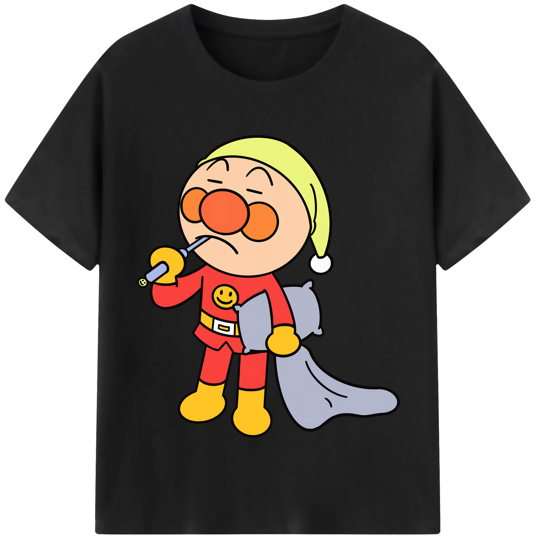 （画像用） アンパンマン Anpanman レディースカジュアルプリントTシャツ（綿100％）