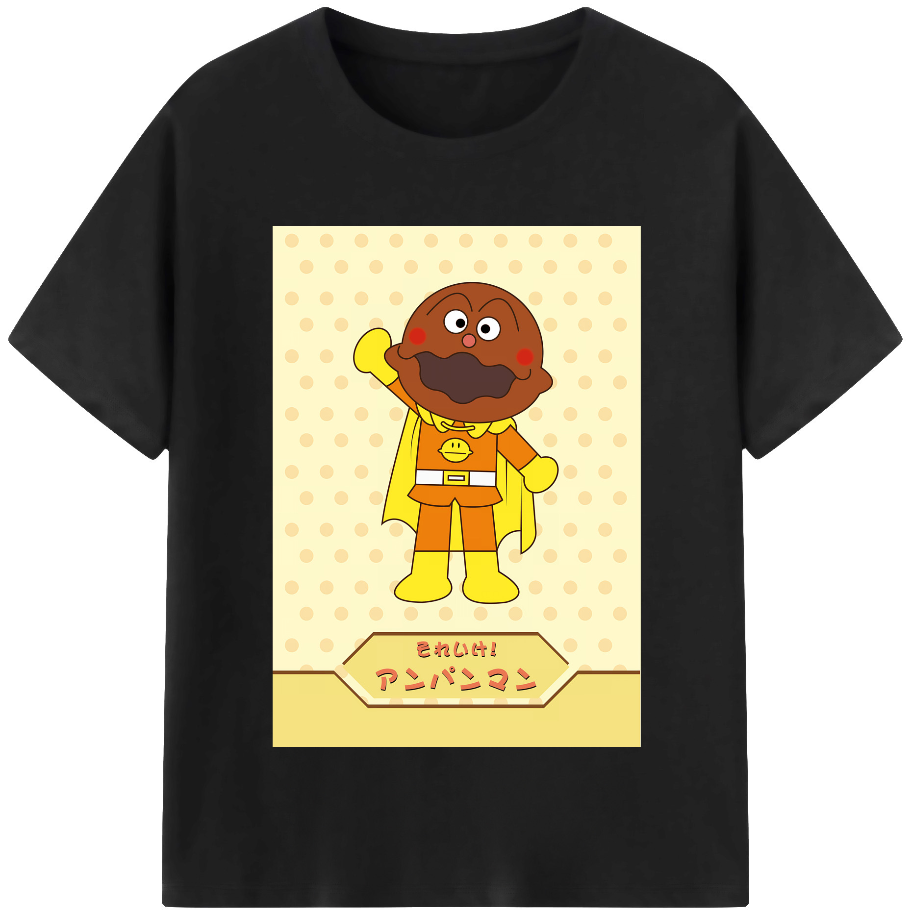 （画像用） アンパンマン Anpanman レディースカジュアルプリントTシャツ（綿100％）