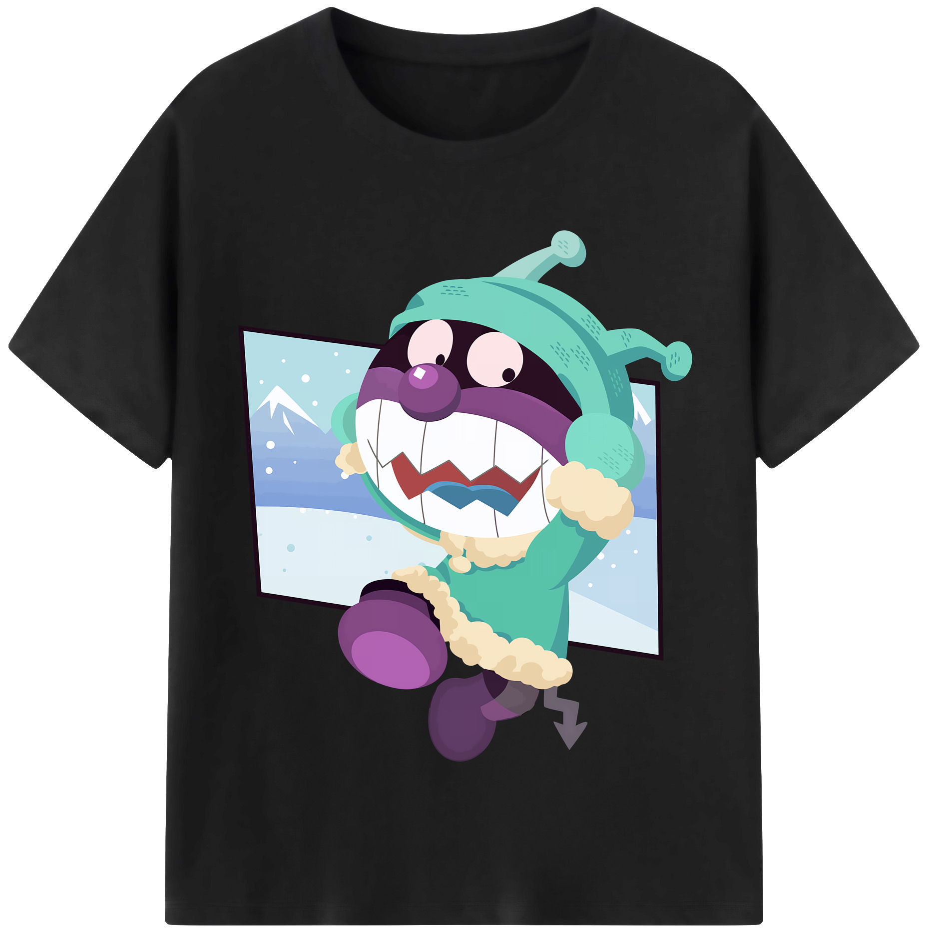 （画像用） アンパンマン Anpanman レディースカジュアルプリントTシャツ（綿100％）