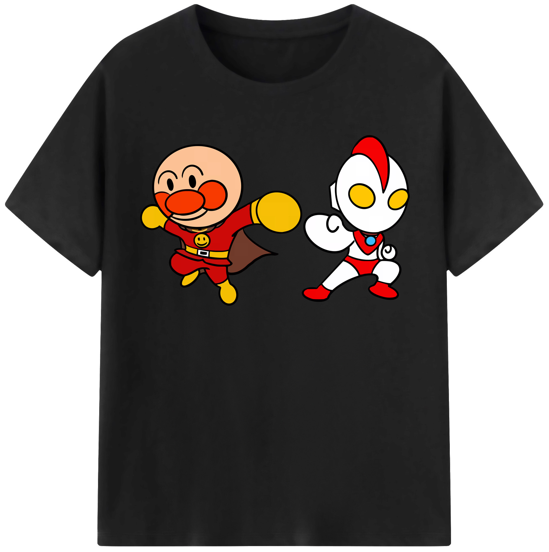 （画像用） アンパンマン Anpanman レディースカジュアルプリントTシャツ（綿100％）