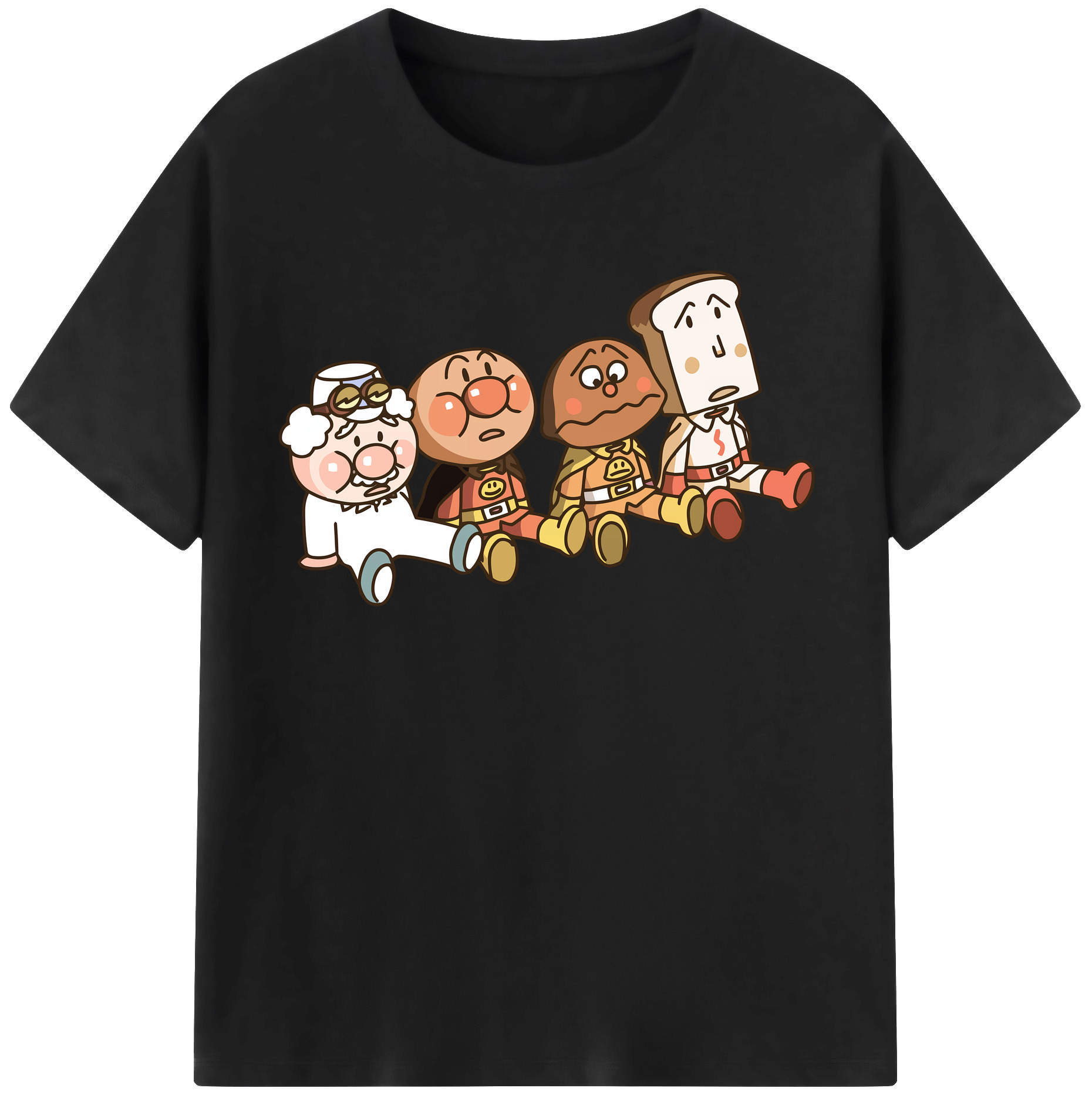 （画像用） アンパンマン Anpanman レディースカジュアルプリントTシャツ（綿100％）