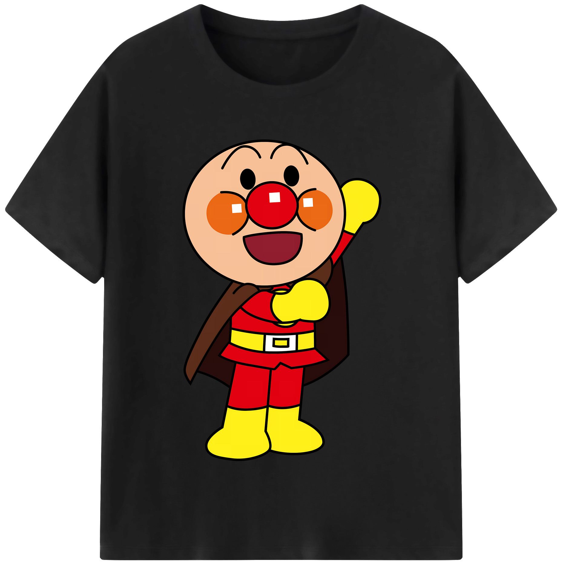 （画像用） アンパンマン Anpanman レディースカジュアルプリントTシャツ（綿100％）