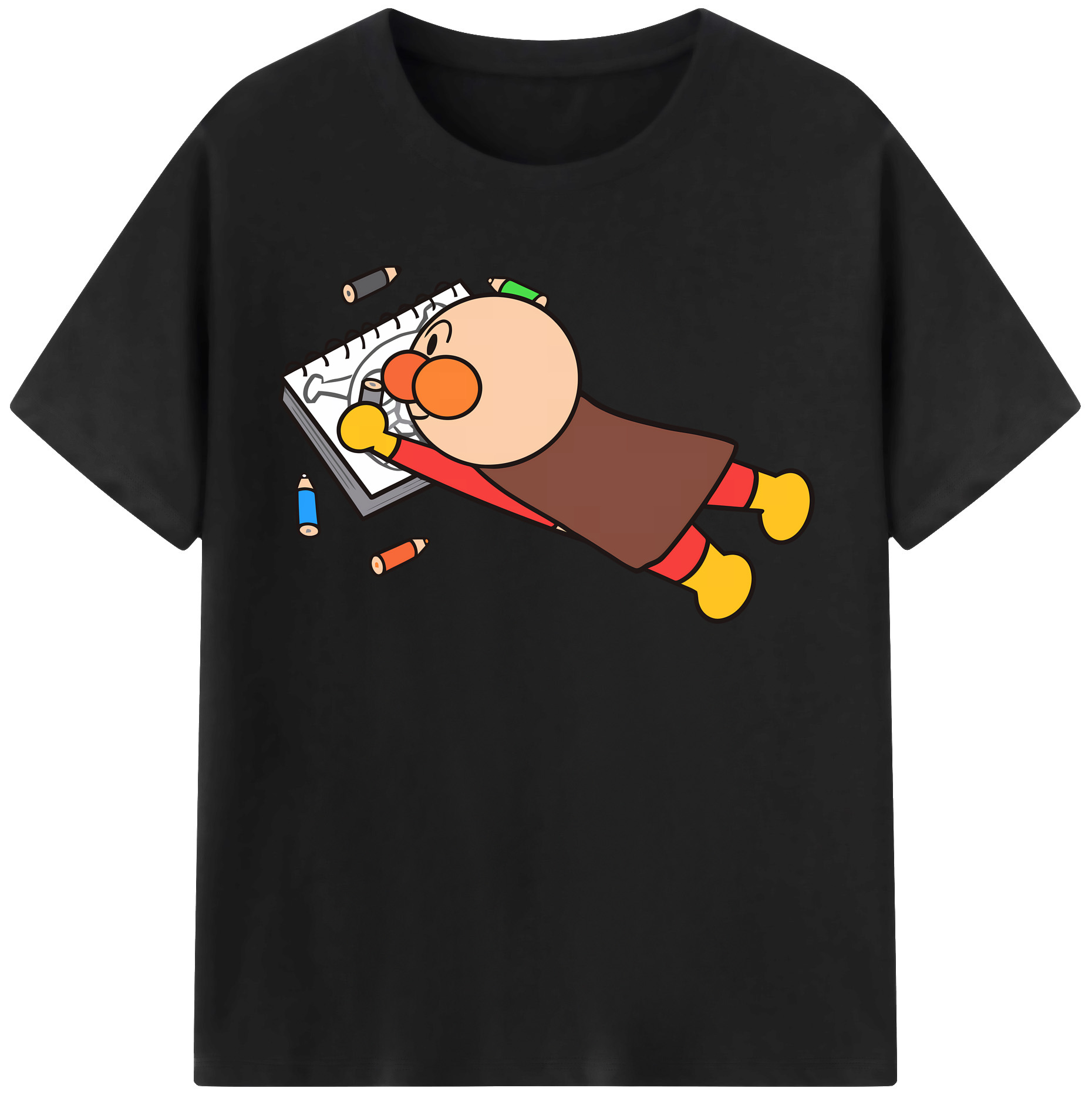 （画像用） アンパンマン Anpanman レディースカジュアルプリントTシャツ（綿100％）