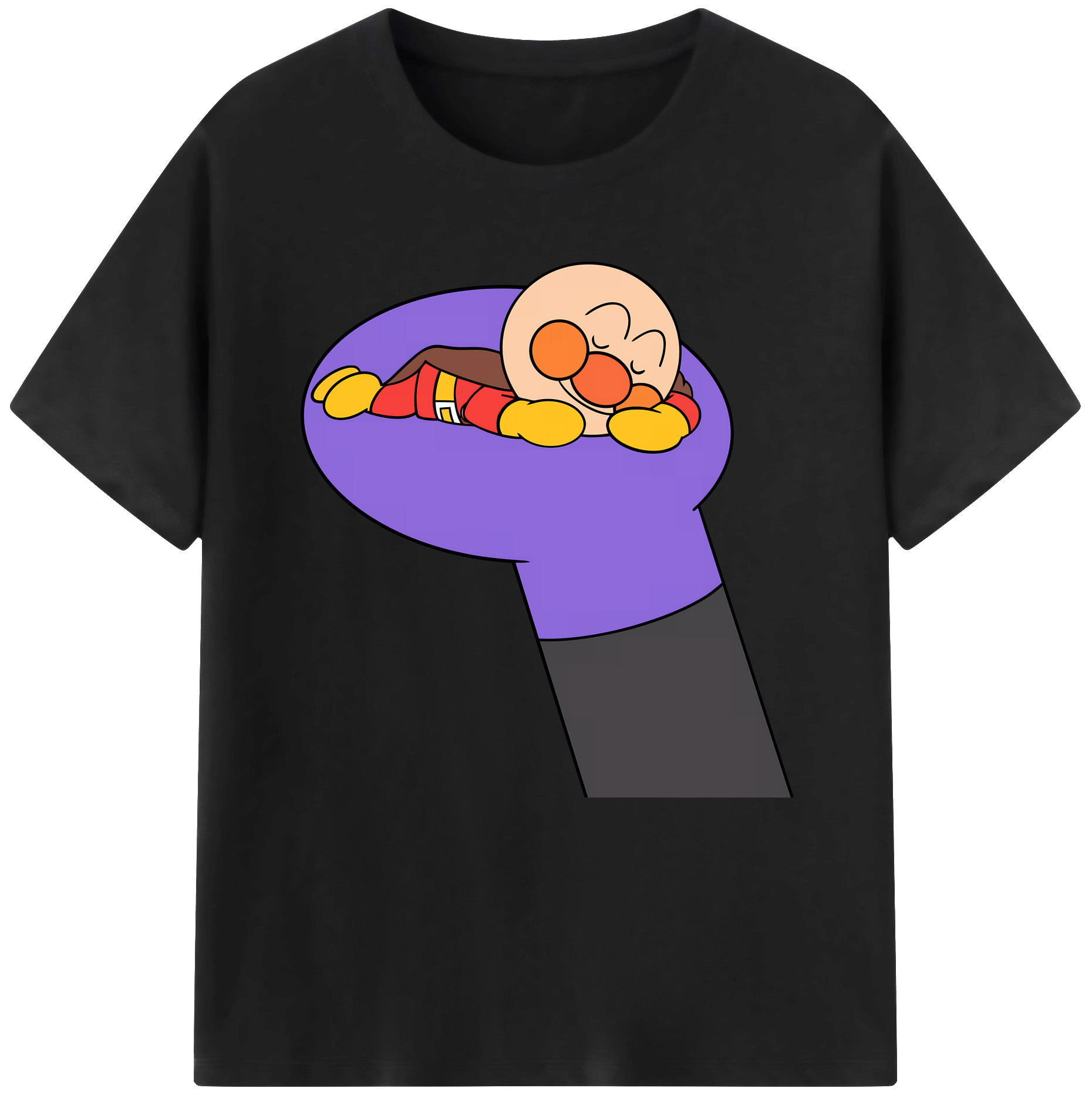 （画像用） アンパンマン Anpanman レディースカジュアルプリントTシャツ（綿100％）