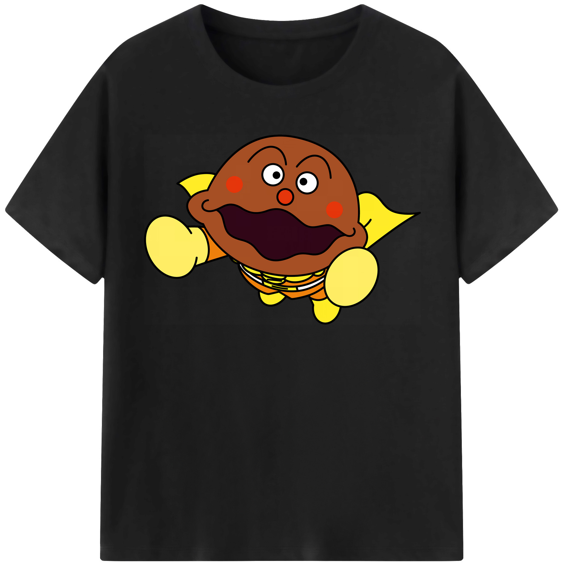 （画像用） アンパンマン Anpanman レディースカジュアルプリントTシャツ（綿100％）