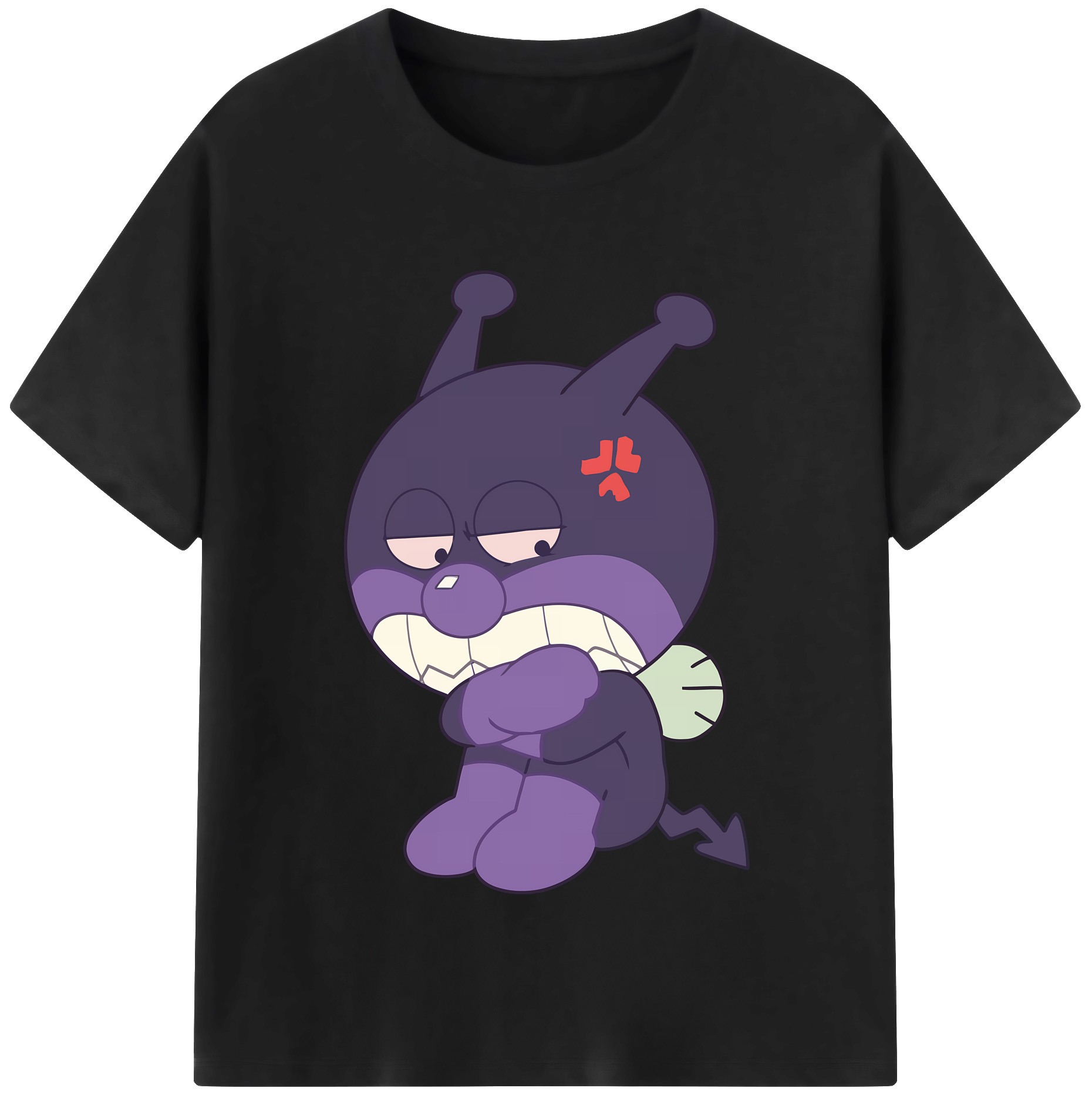 （画像用） アンパンマン Anpanman レディースカジュアルプリントTシャツ（綿100％）
