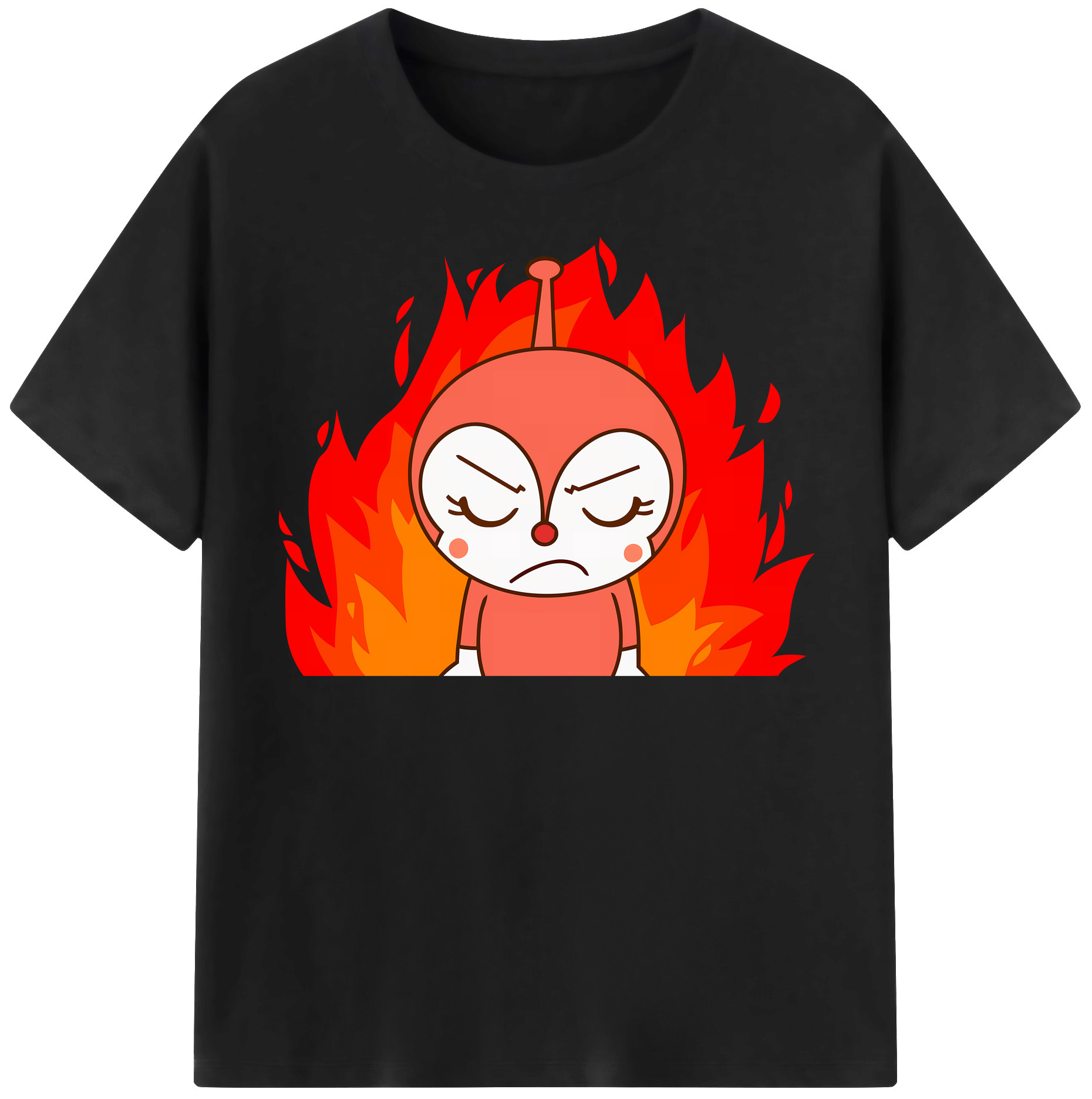 （画像用） アンパンマン Anpanman レディースカジュアルプリントTシャツ（綿100％）