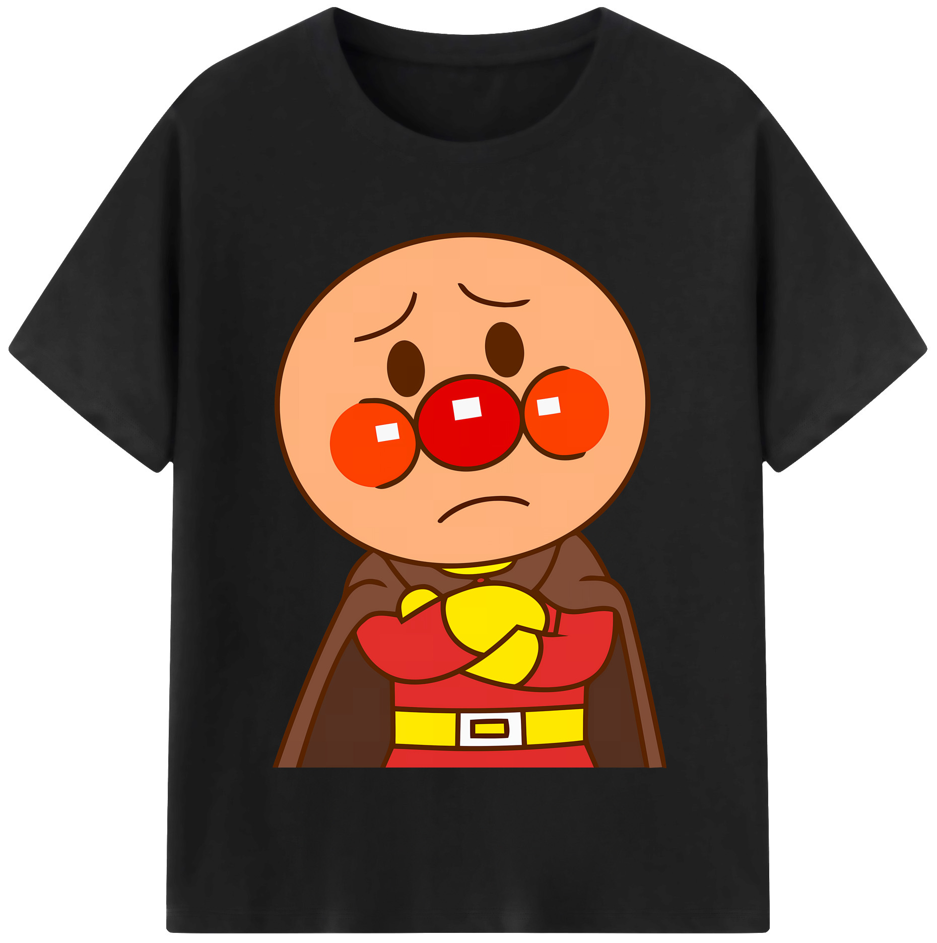 （画像用） アンパンマン Anpanman レディースカジュアルプリントTシャツ（綿100％）