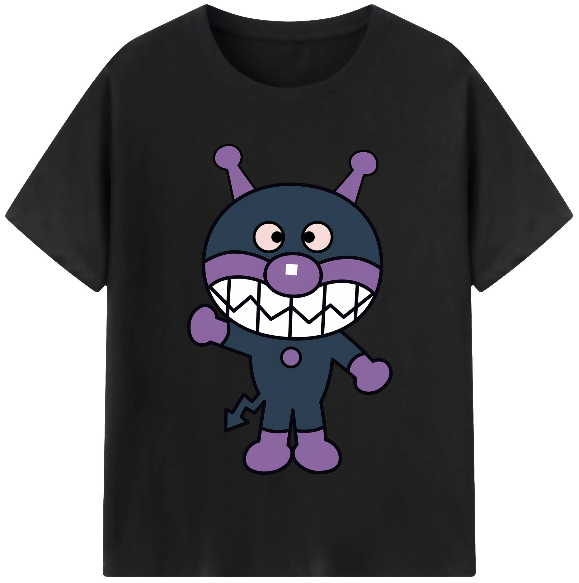 （画像用） アンパンマン Anpanman レディースカジュアルプリントTシャツ（綿100％）