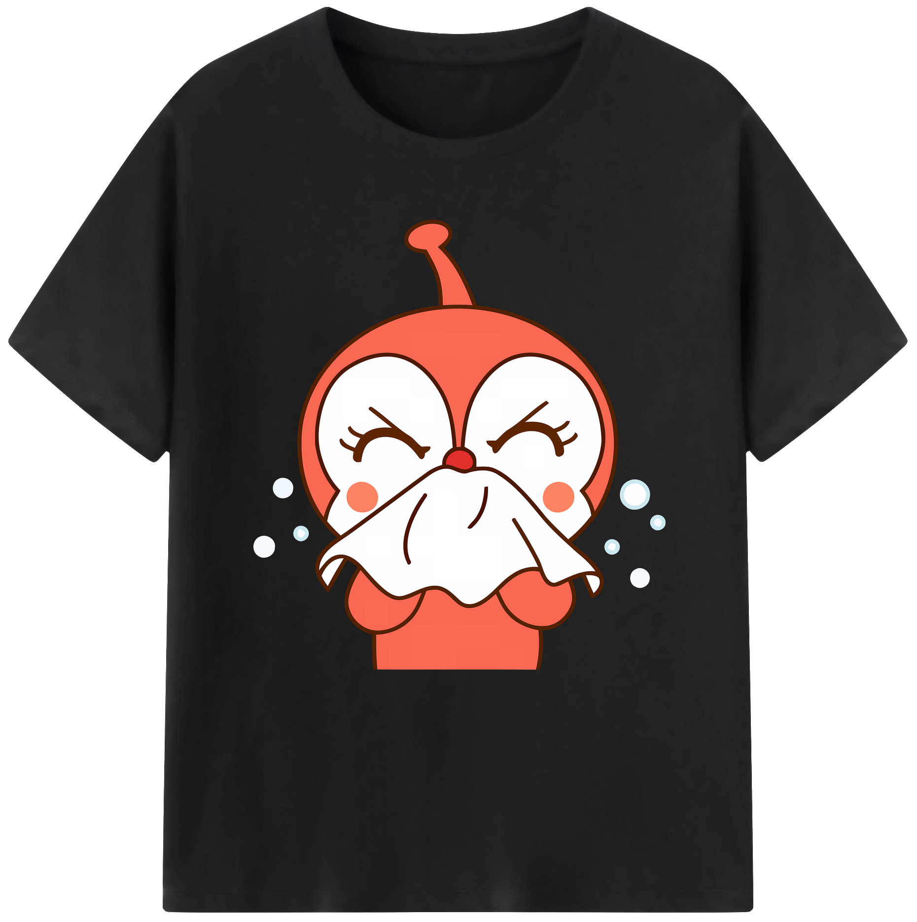（画像用） アンパンマン Anpanman レディースカジュアルプリントTシャツ（綿100％）