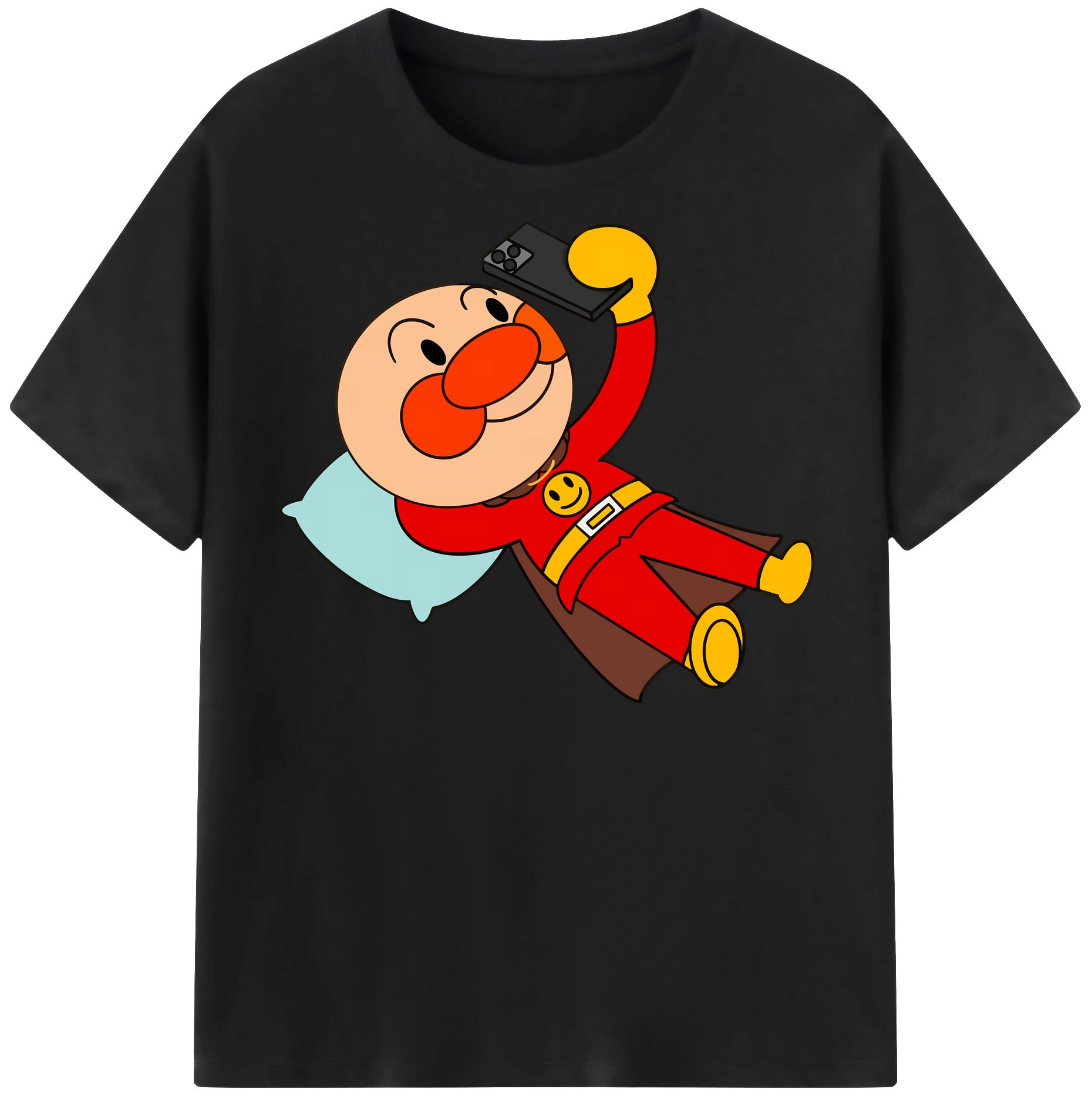 （画像用） アンパンマン Anpanman レディースカジュアルプリントTシャツ（綿100％）