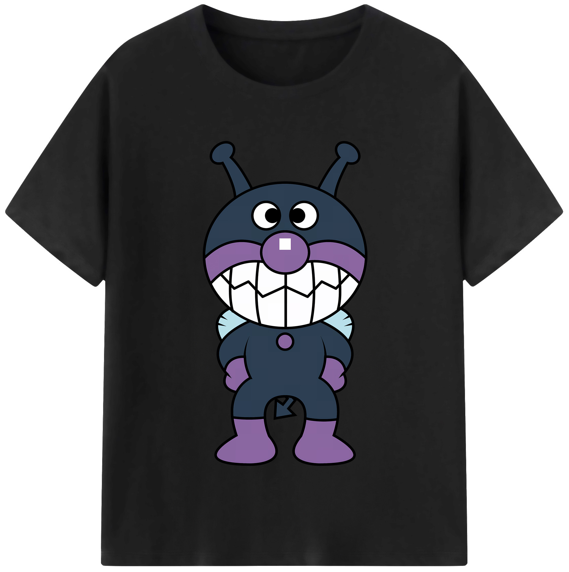 （画像用） アンパンマン Anpanman レディースカジュアルプリントTシャツ（綿100％）