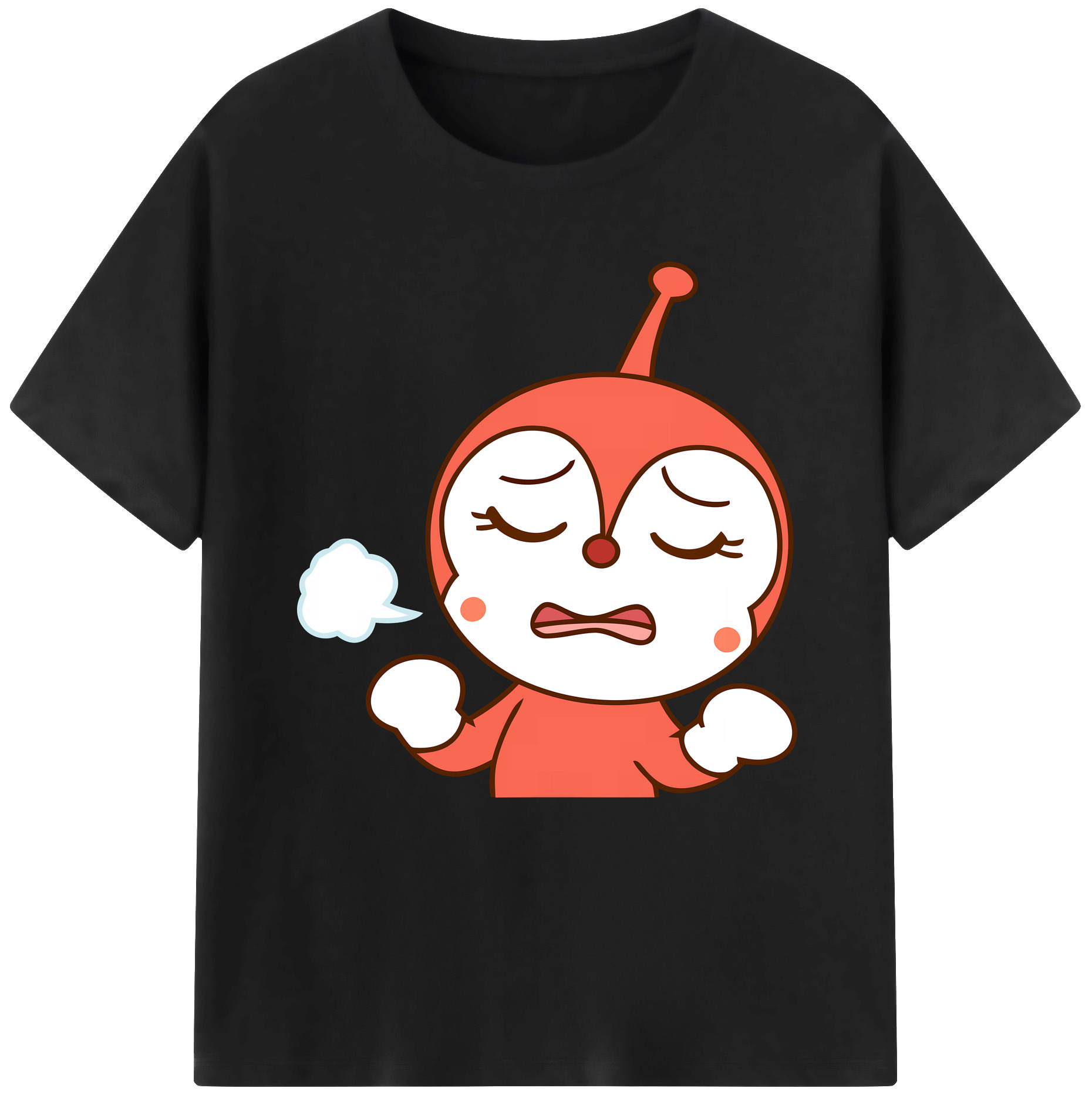 （画像用） アンパンマン Anpanman レディースカジュアルプリントTシャツ（綿100％）