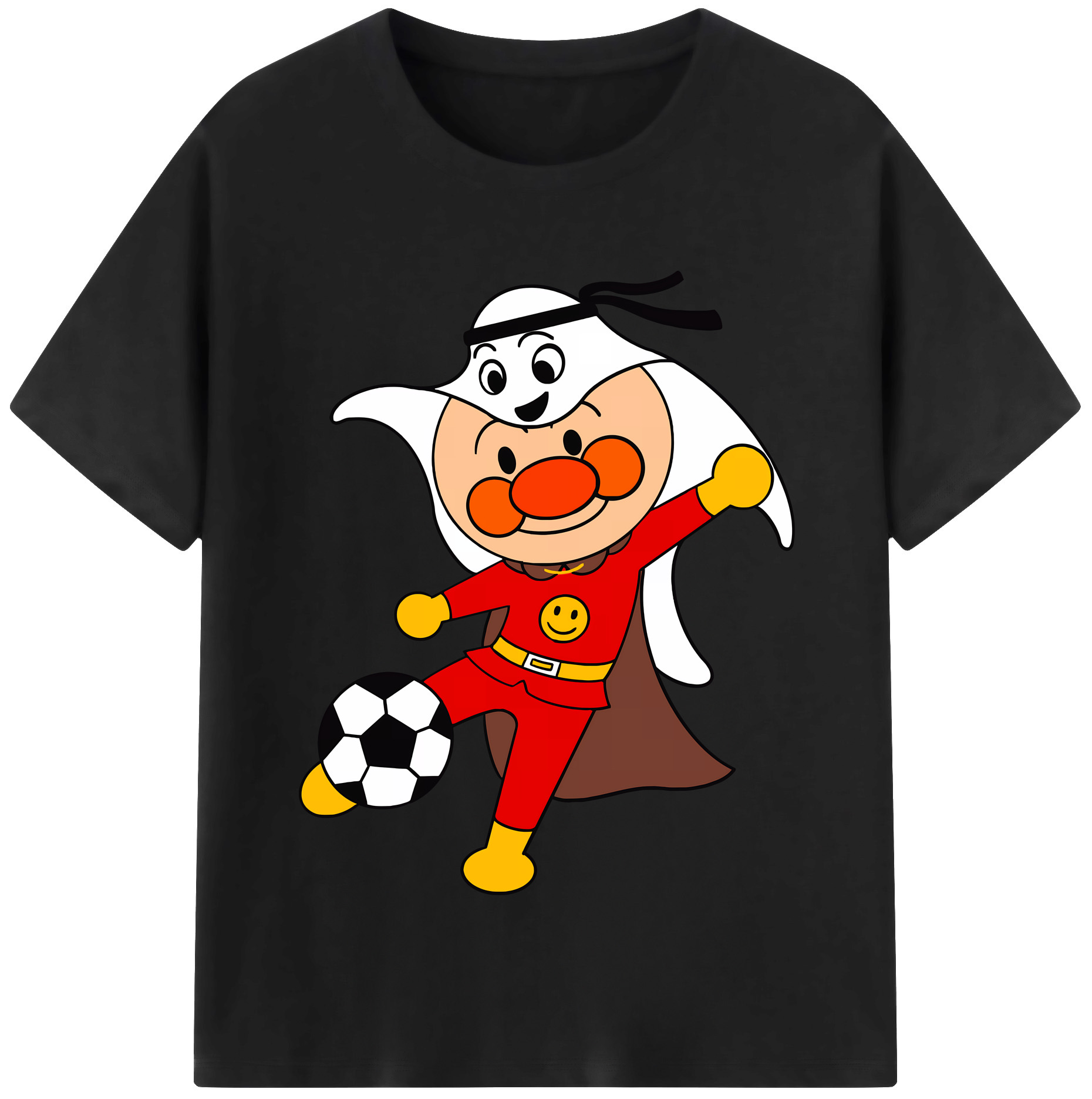 （画像用） アンパンマン Anpanman レディースカジュアルプリントTシャツ（綿100％）