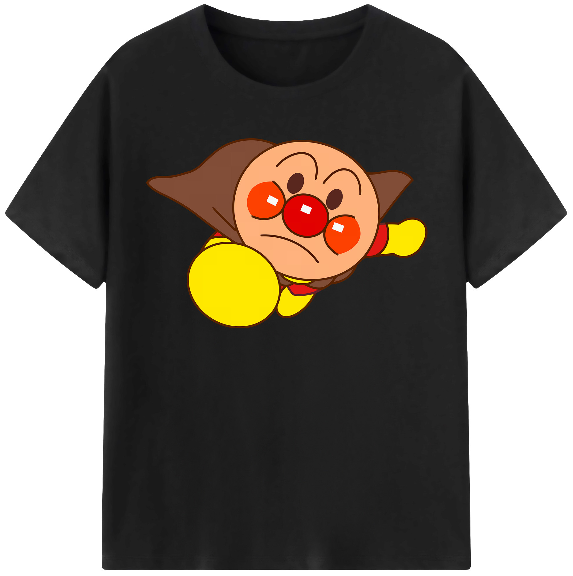（画像用） アンパンマン Anpanman レディースカジュアルプリントTシャツ（綿100％）