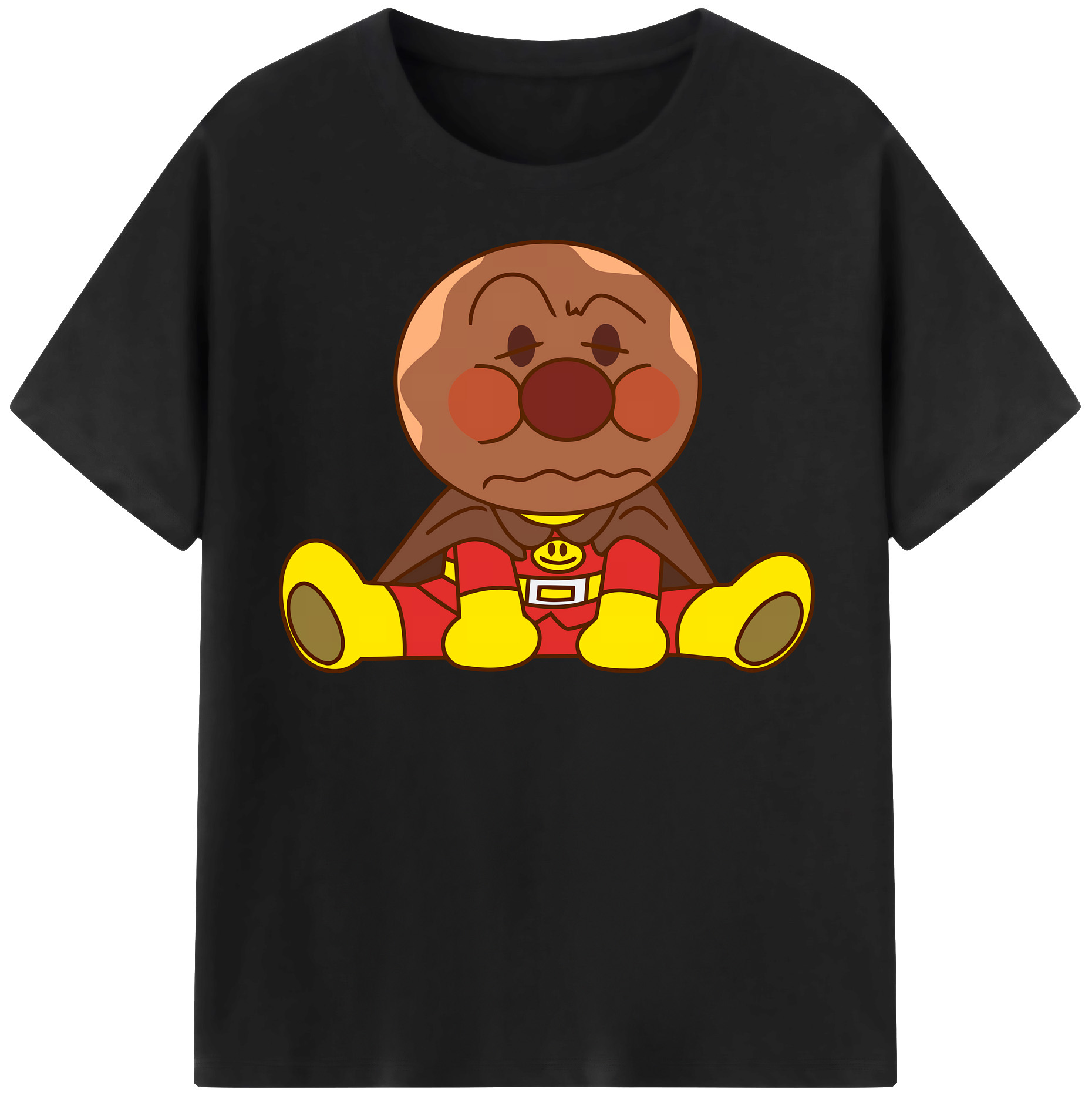 （画像用） アンパンマン Anpanman レディースカジュアルプリントTシャツ（綿100％）