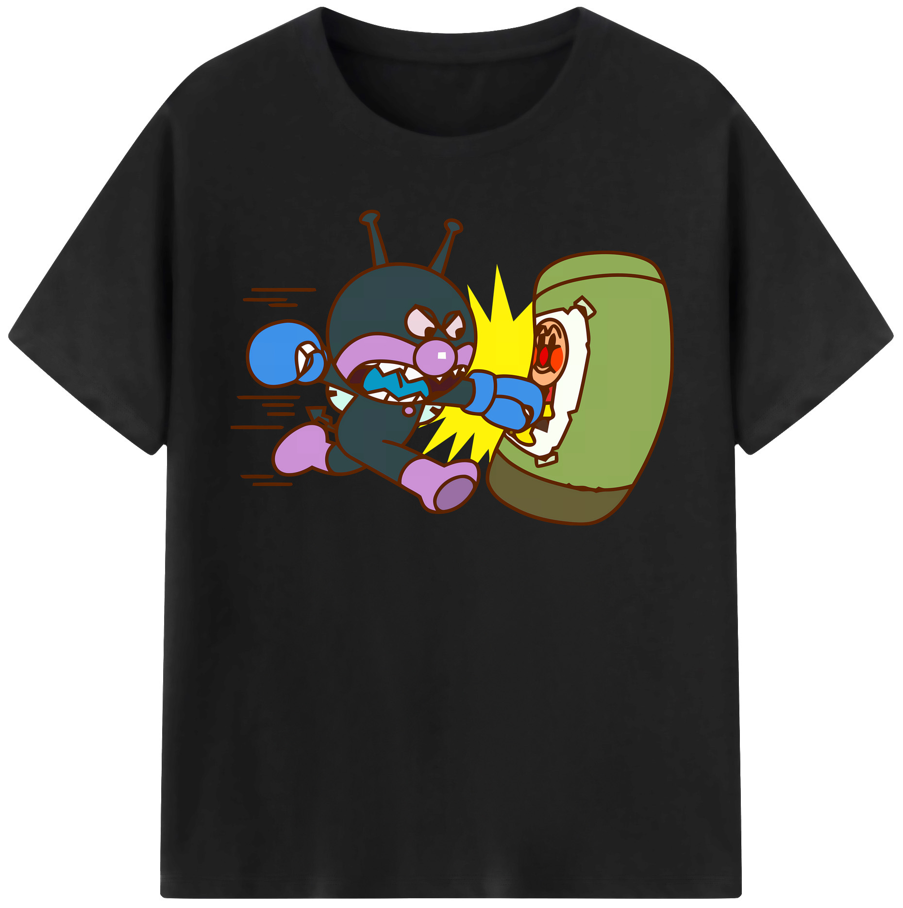 （画像用） アンパンマン Anpanman レディースカジュアルプリントTシャツ（綿100％）