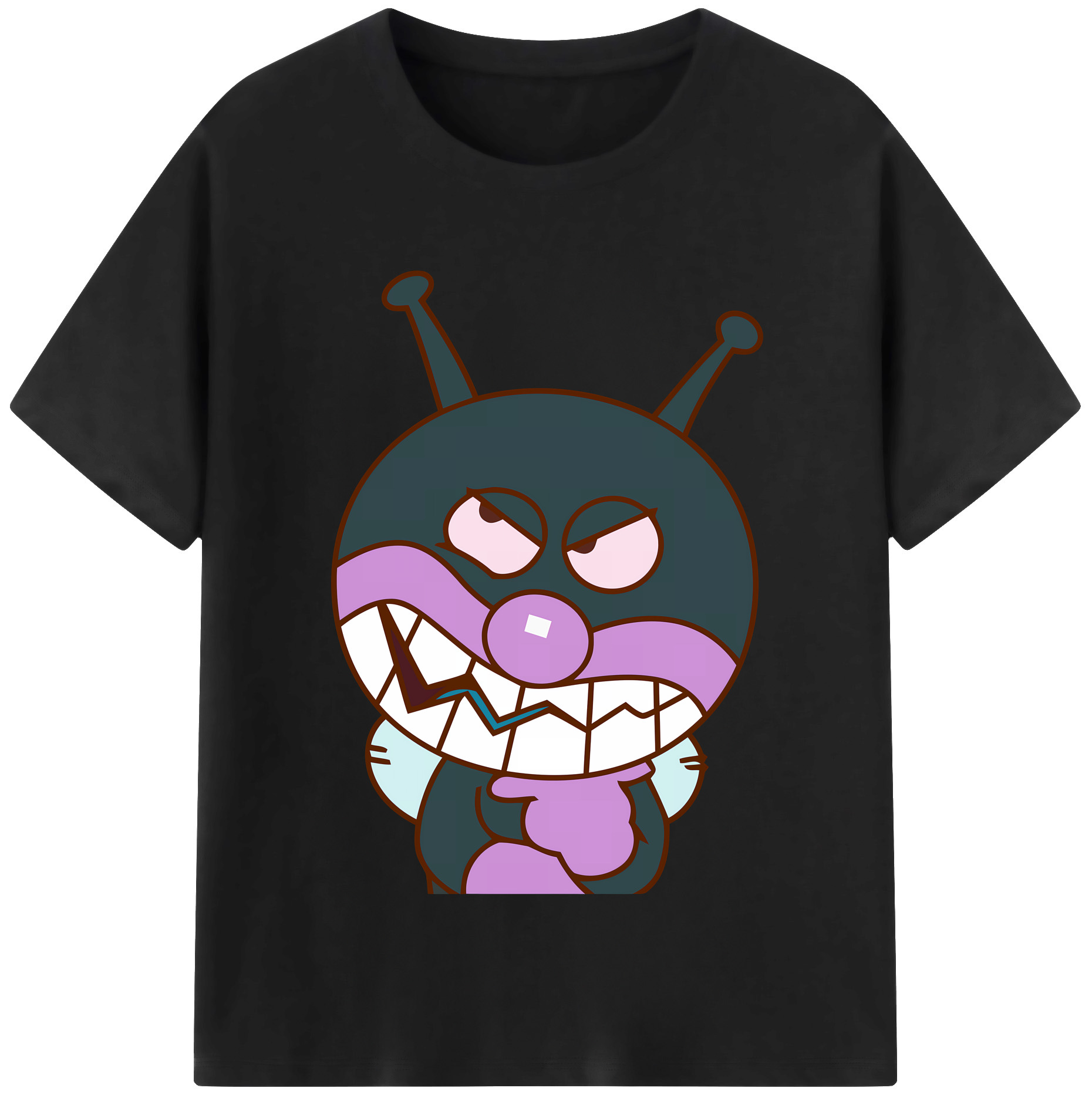 （画像用） アンパンマン Anpanman レディースカジュアルプリントTシャツ（綿100％）