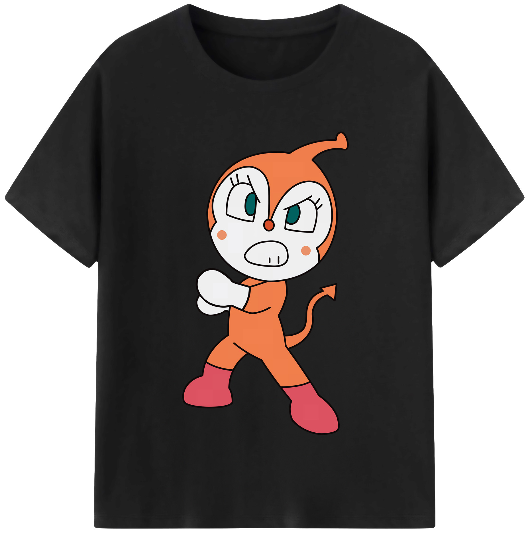 （画像用） アンパンマン Anpanman レディースカジュアルプリントTシャツ（綿100％）