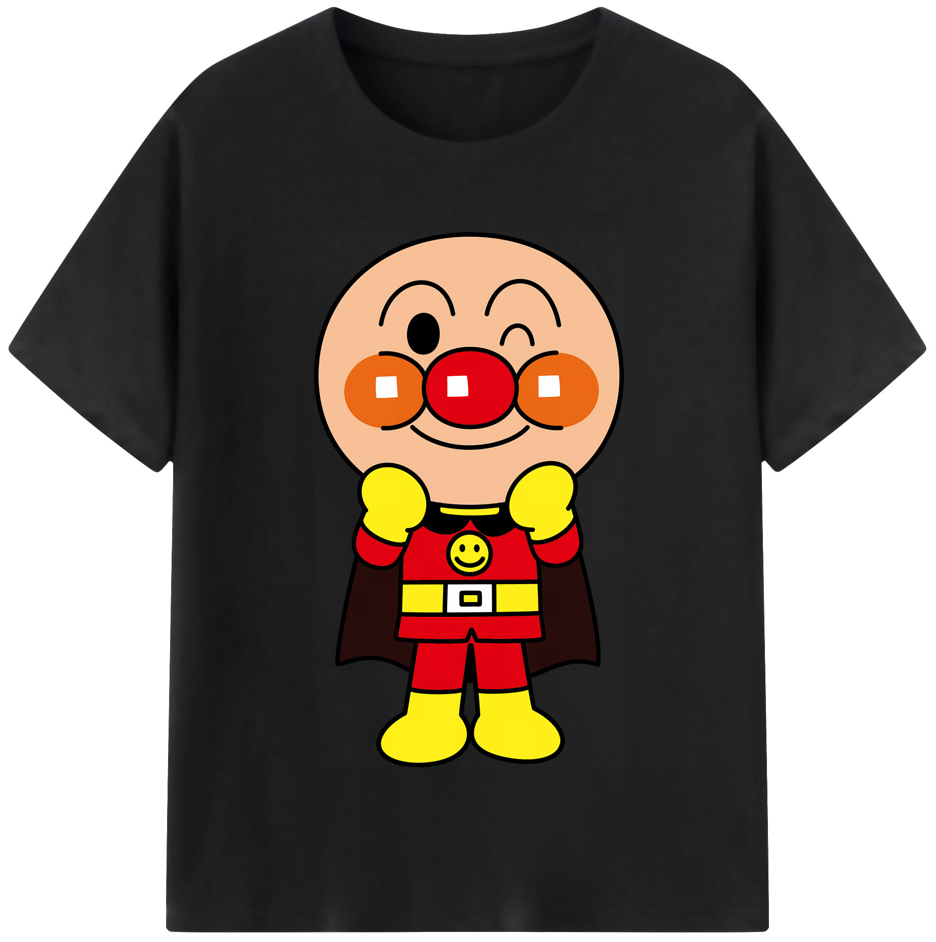 （画像用） アンパンマン Anpanman レディースカジュアルプリントTシャツ（綿100％）