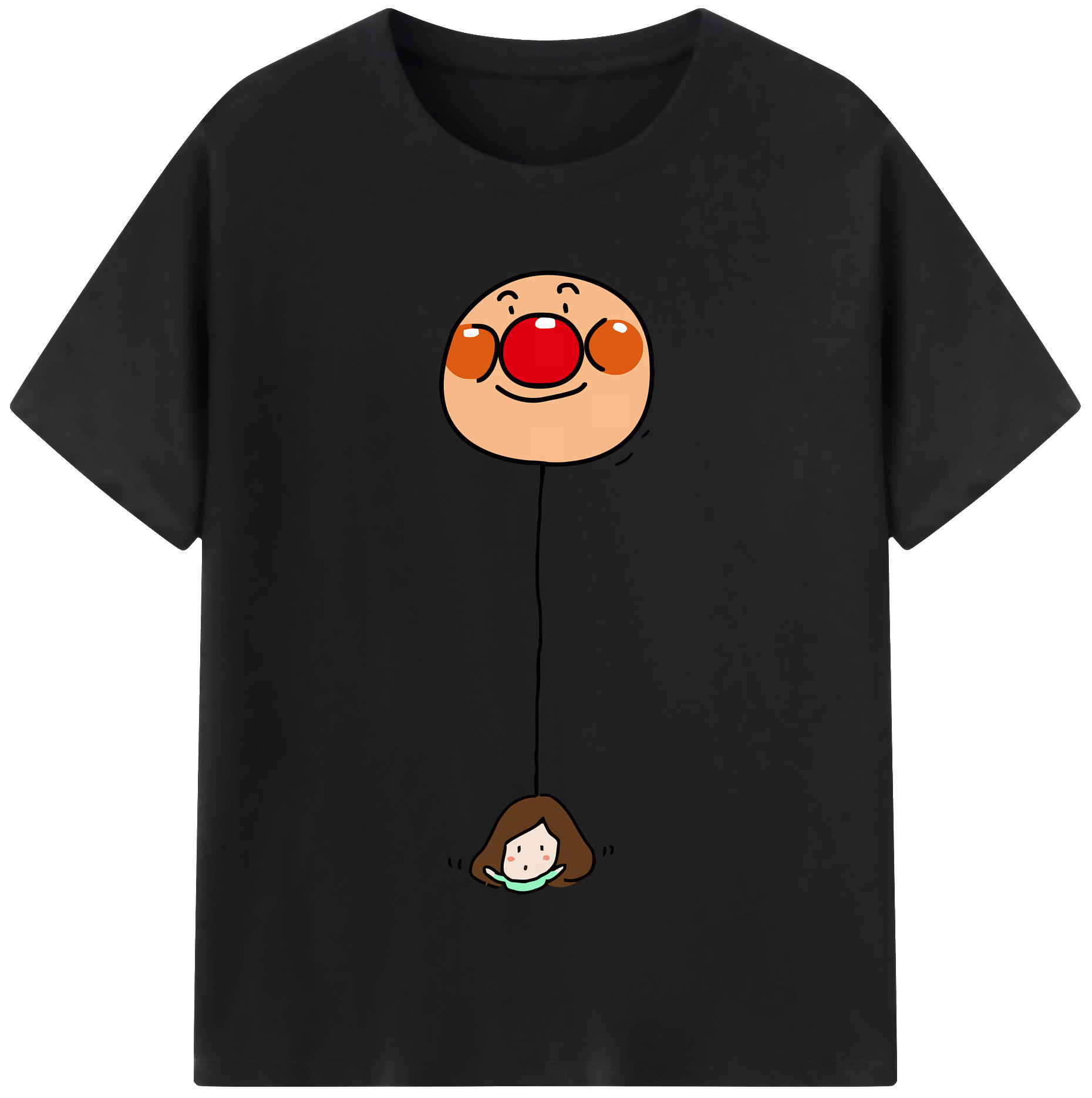 （画像用） アンパンマン Anpanman レディースカジュアルプリントTシャツ（綿100％）