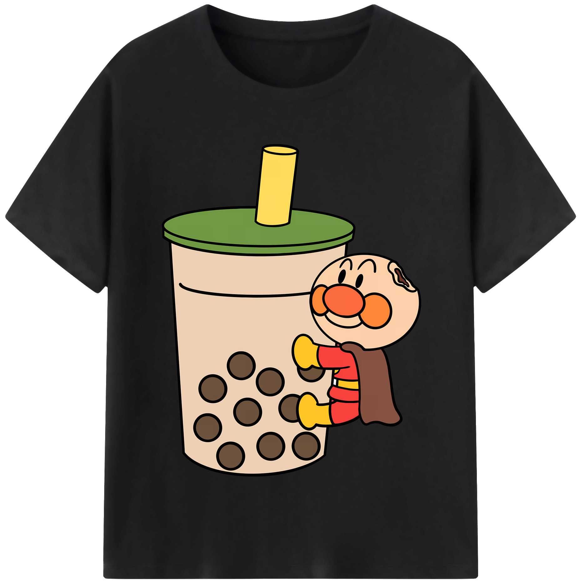 （画像用） アンパンマン Anpanman レディースカジュアルプリントTシャツ（綿100％）