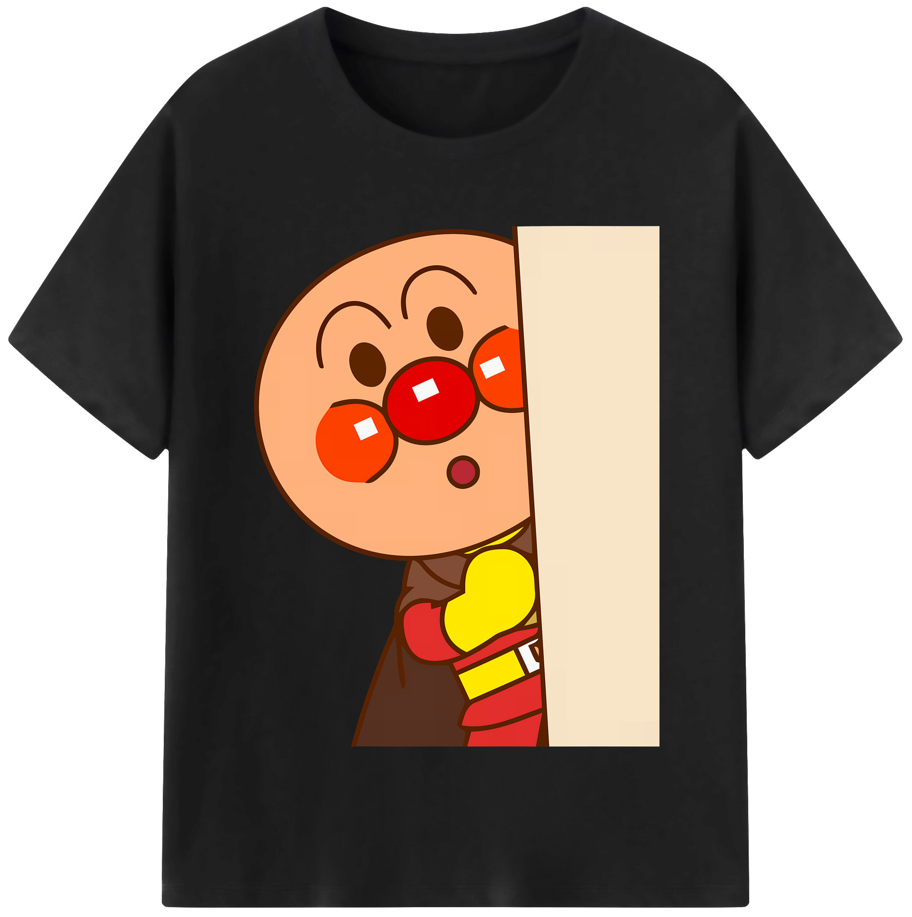 （画像用） アンパンマン Anpanman レディースカジュアルプリントTシャツ（綿100％）