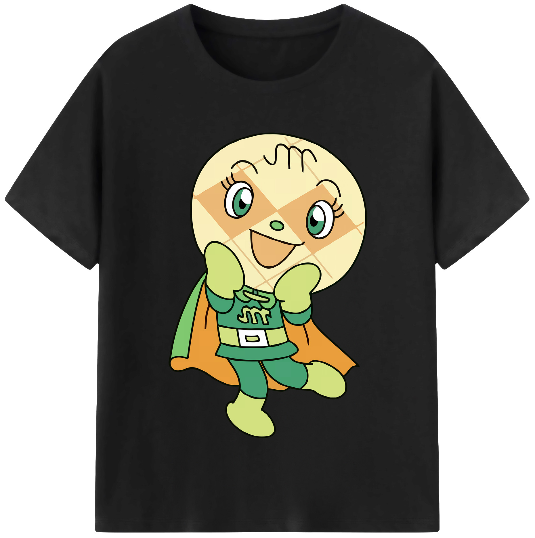 （画像用） アンパンマン Anpanman レディースカジュアルプリントTシャツ（綿100％）