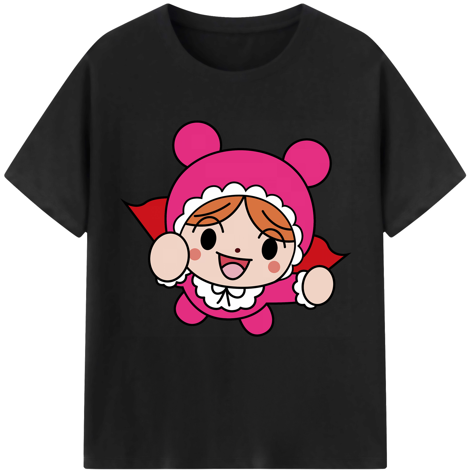 （画像用） アンパンマン Anpanman レディースカジュアルプリントTシャツ（綿100％）