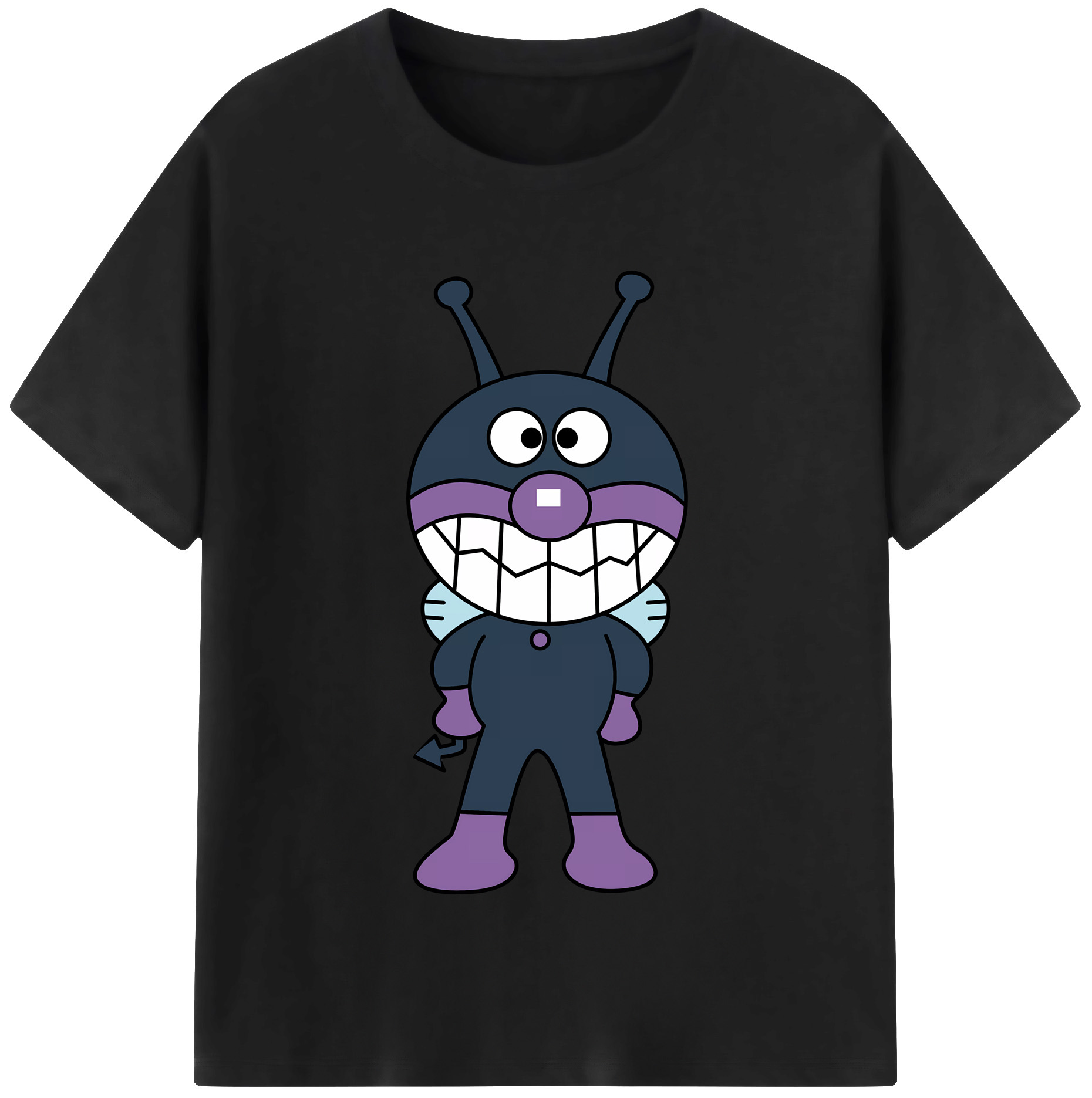 （画像用） アンパンマン Anpanman レディースカジュアルプリントTシャツ（綿100％）