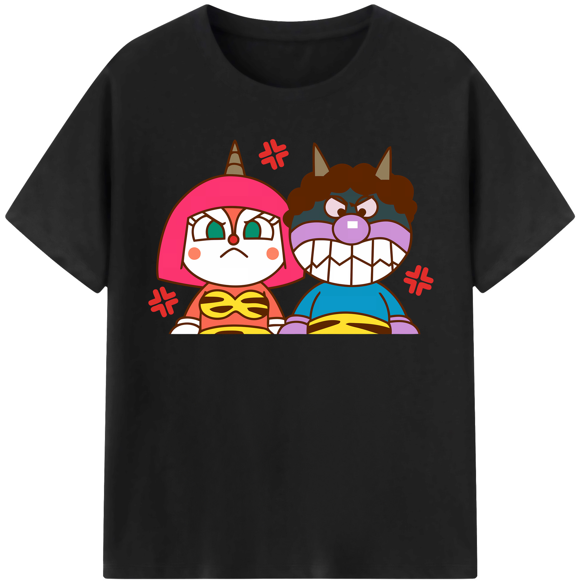 （画像用） アンパンマン Anpanman レディースカジュアルプリントTシャツ（綿100％）