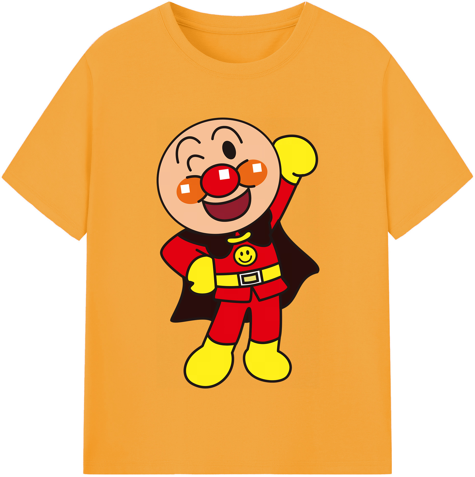 （画像用） アンパンマン Anpanman レディースカジュアルプリントTシャツ（綿100％）