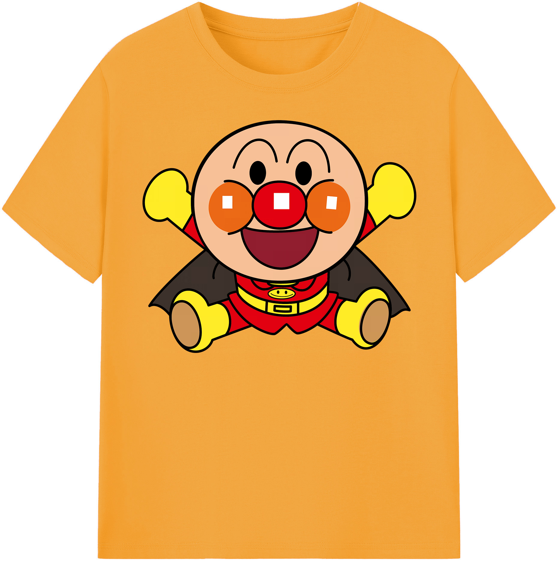 （画像用） アンパンマン Anpanman レディースカジュアルプリントTシャツ（綿100％）