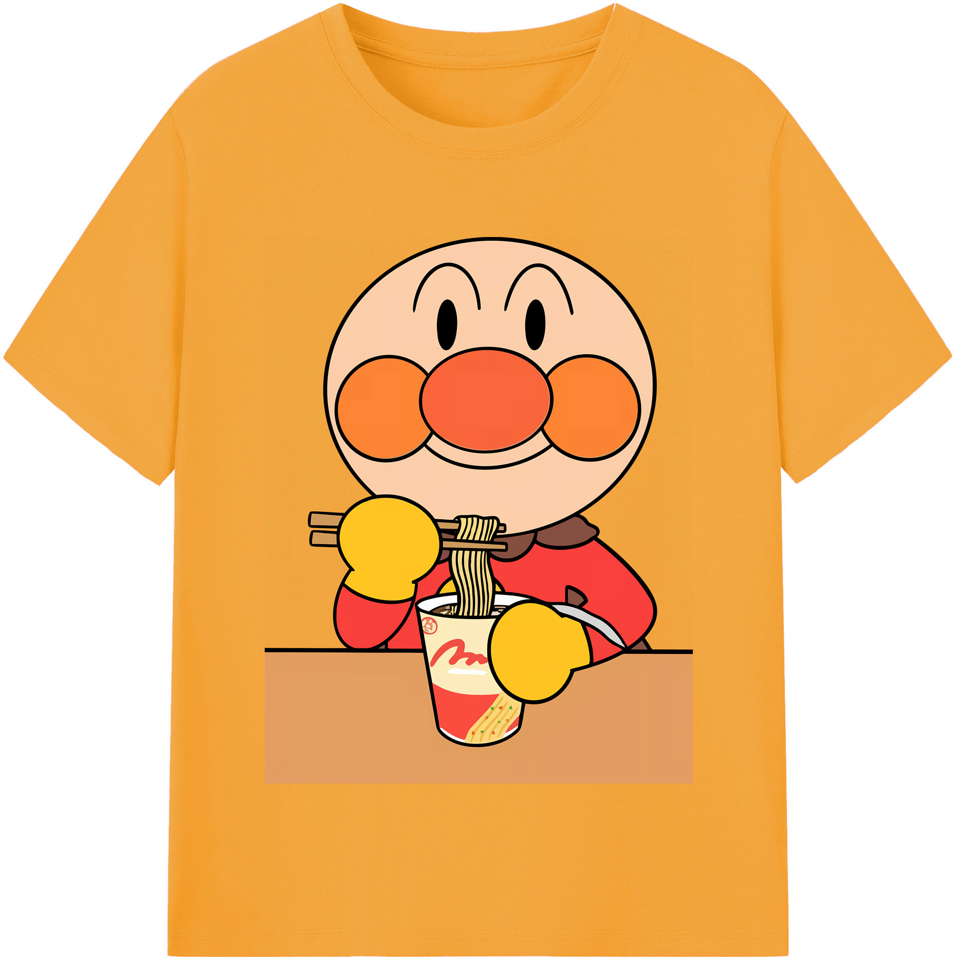 （画像用） アンパンマン Anpanman レディースカジュアルプリントTシャツ（綿100％）