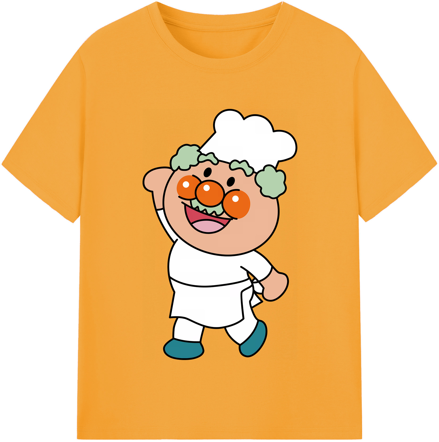 （画像用） アンパンマン Anpanman レディースカジュアルプリントTシャツ（綿100％）