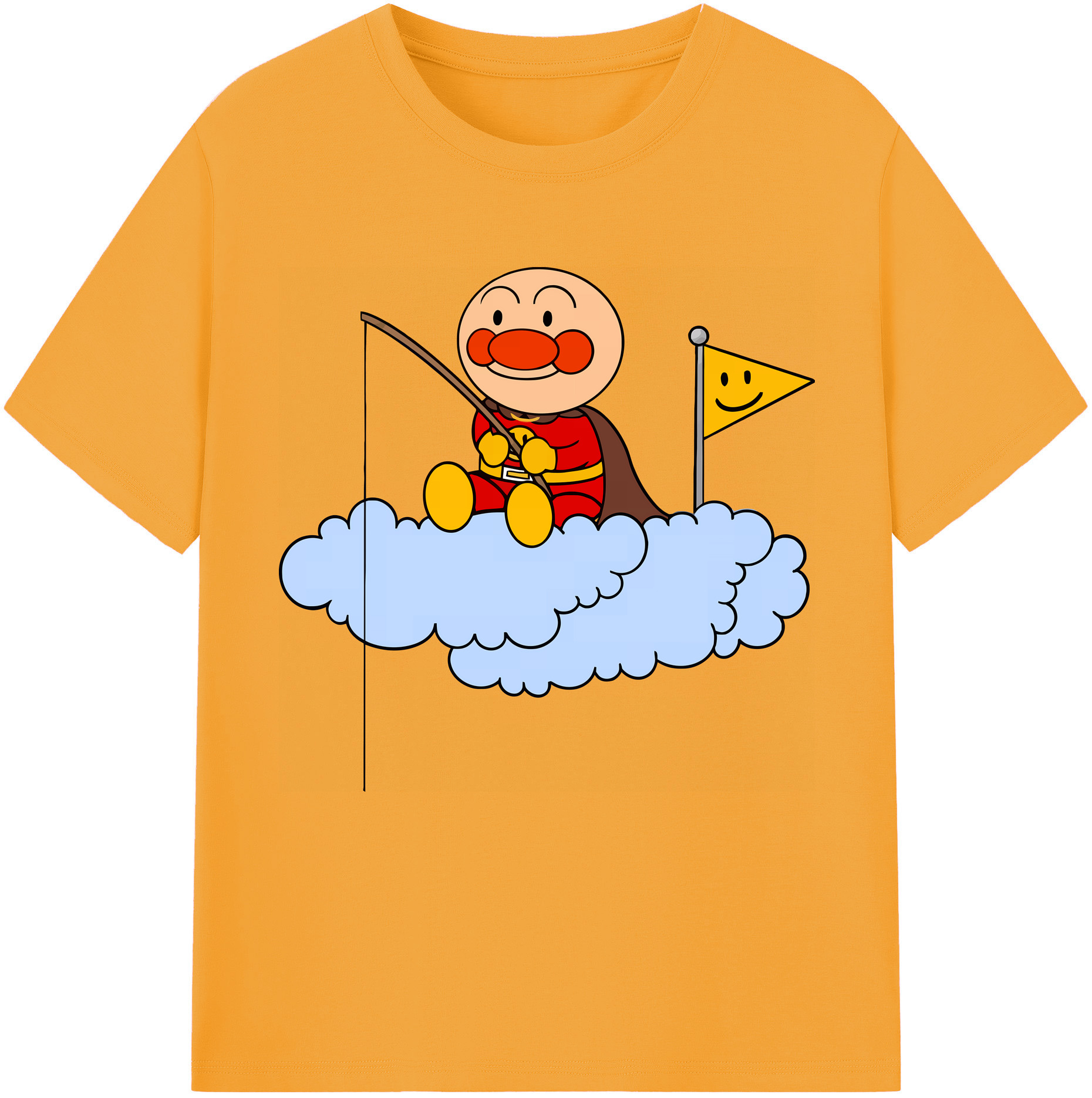 （画像用） アンパンマン Anpanman レディースカジュアルプリントTシャツ（綿100％）