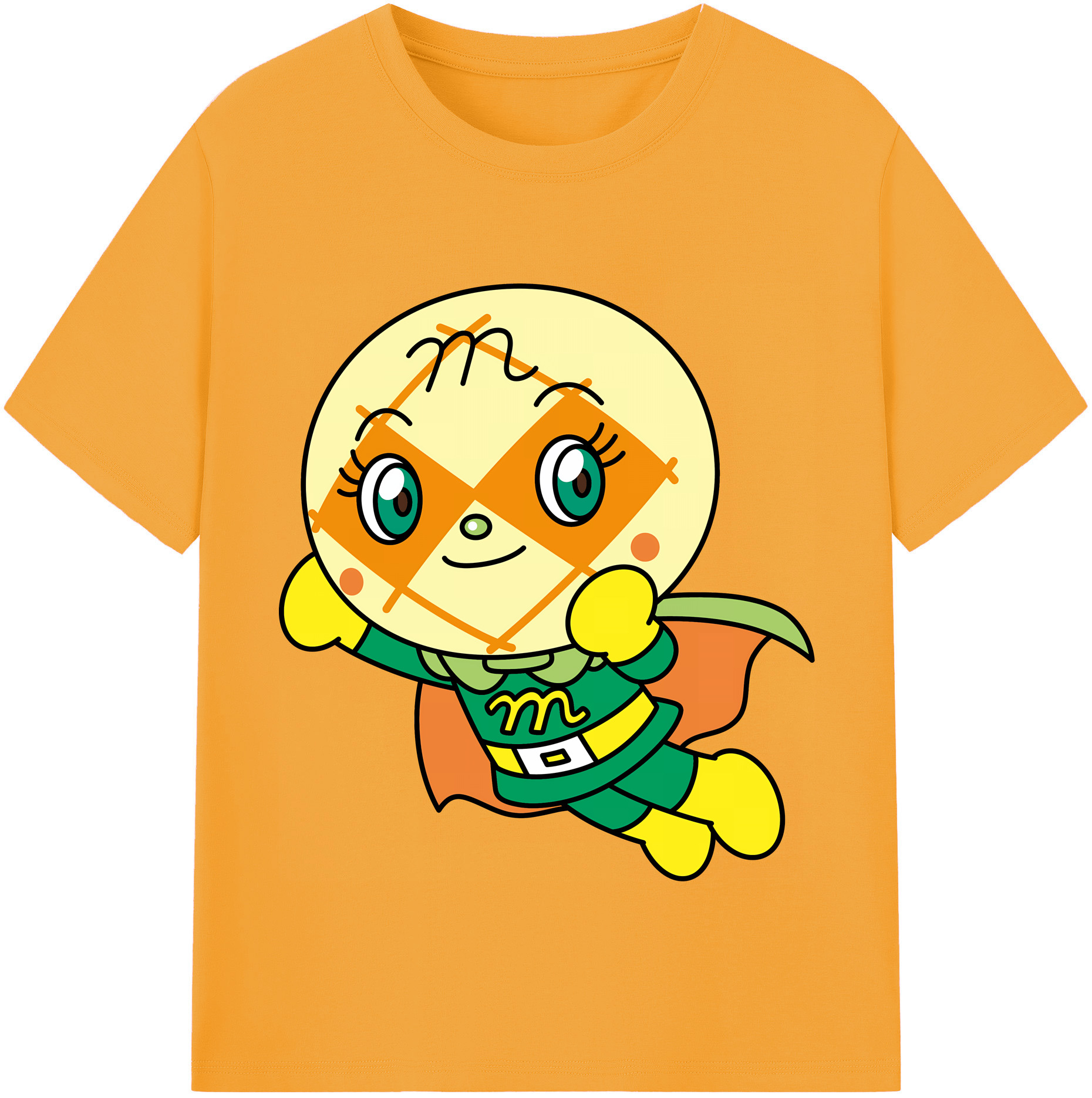 （画像用） アンパンマン Anpanman レディースカジュアルプリントTシャツ（綿100％）